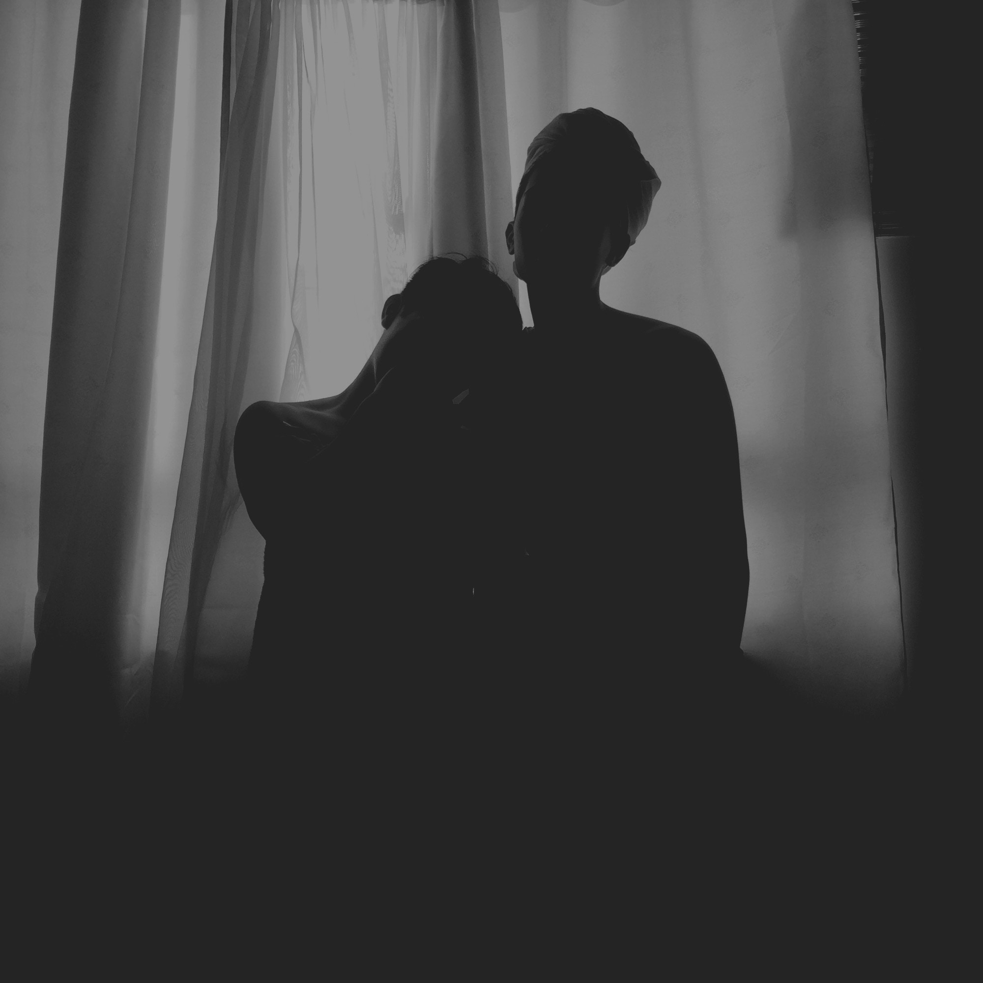 couple, people background, love, lgbtqium, silhouette, dark, curtain, Creative Commons image, darkness, gay, people, contrast, light, bw, people, lovewin, shadow, blackandwhite, people silhouette, bla, HD Wallpaper