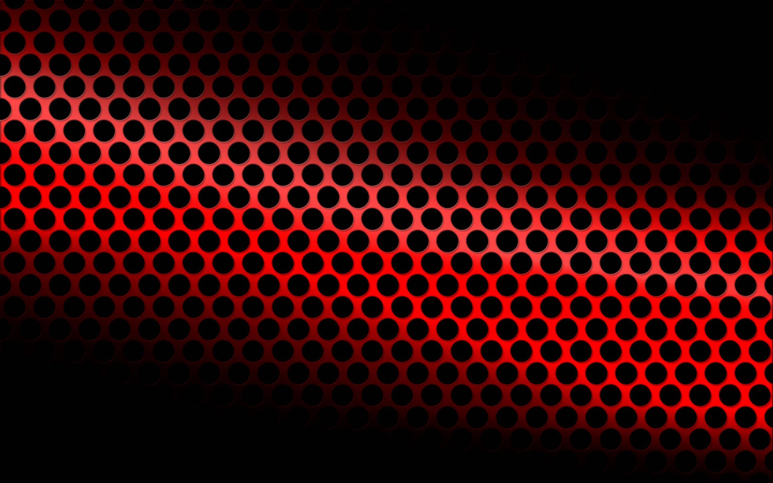 Download Cool Red Holed Steel Plate Wallpaper