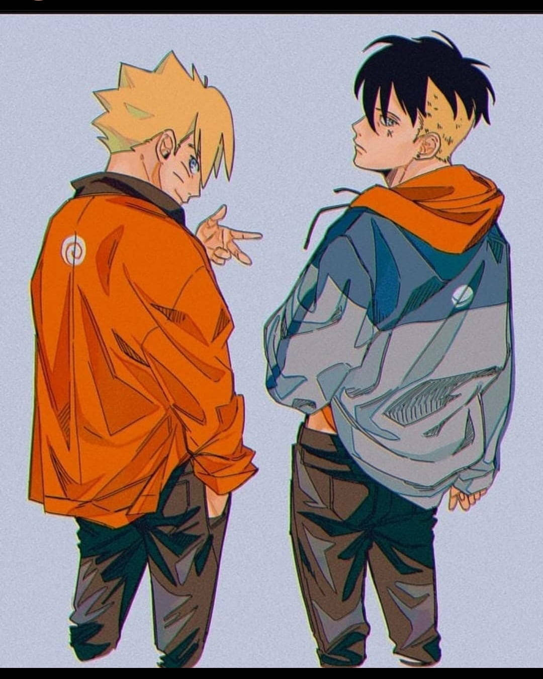 Download Stylish Kawaki And Boruto Wallpaper