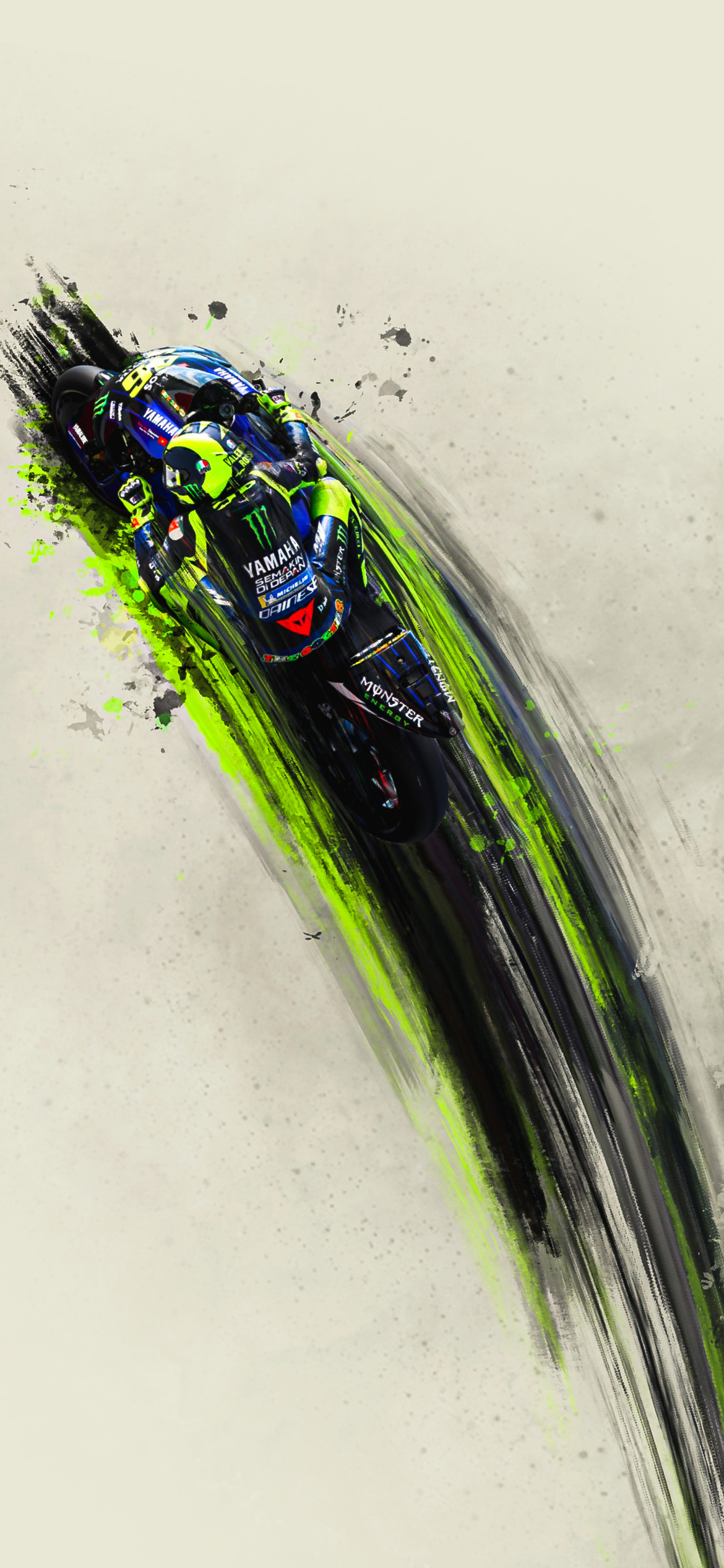 Valentino Rossi MotoGP Ink Style