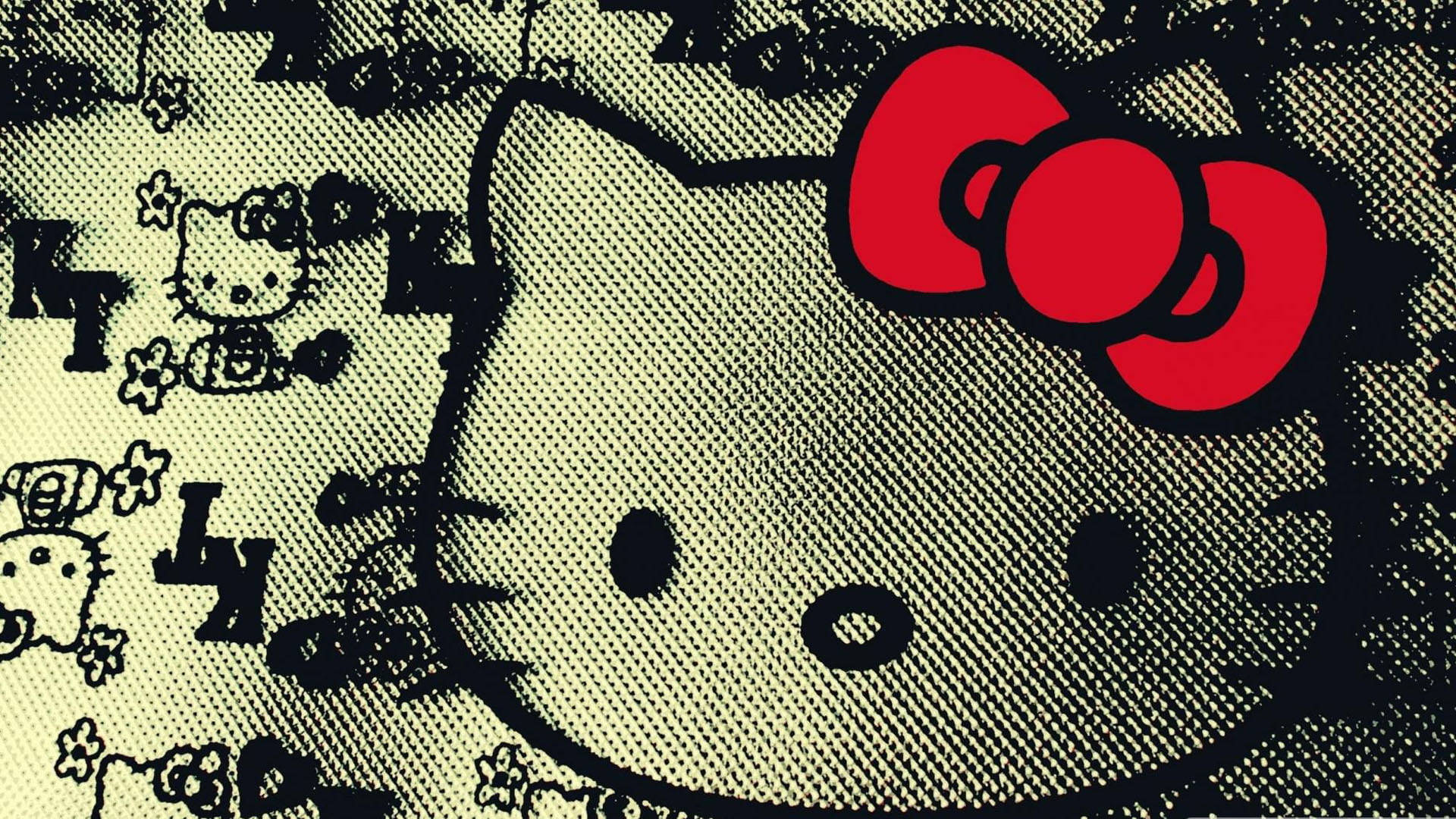 100+] Black Hello Kitty Wallpapers
