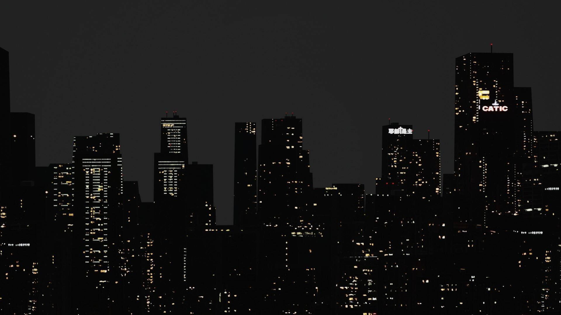 Night City Aesthetic Wallpaper