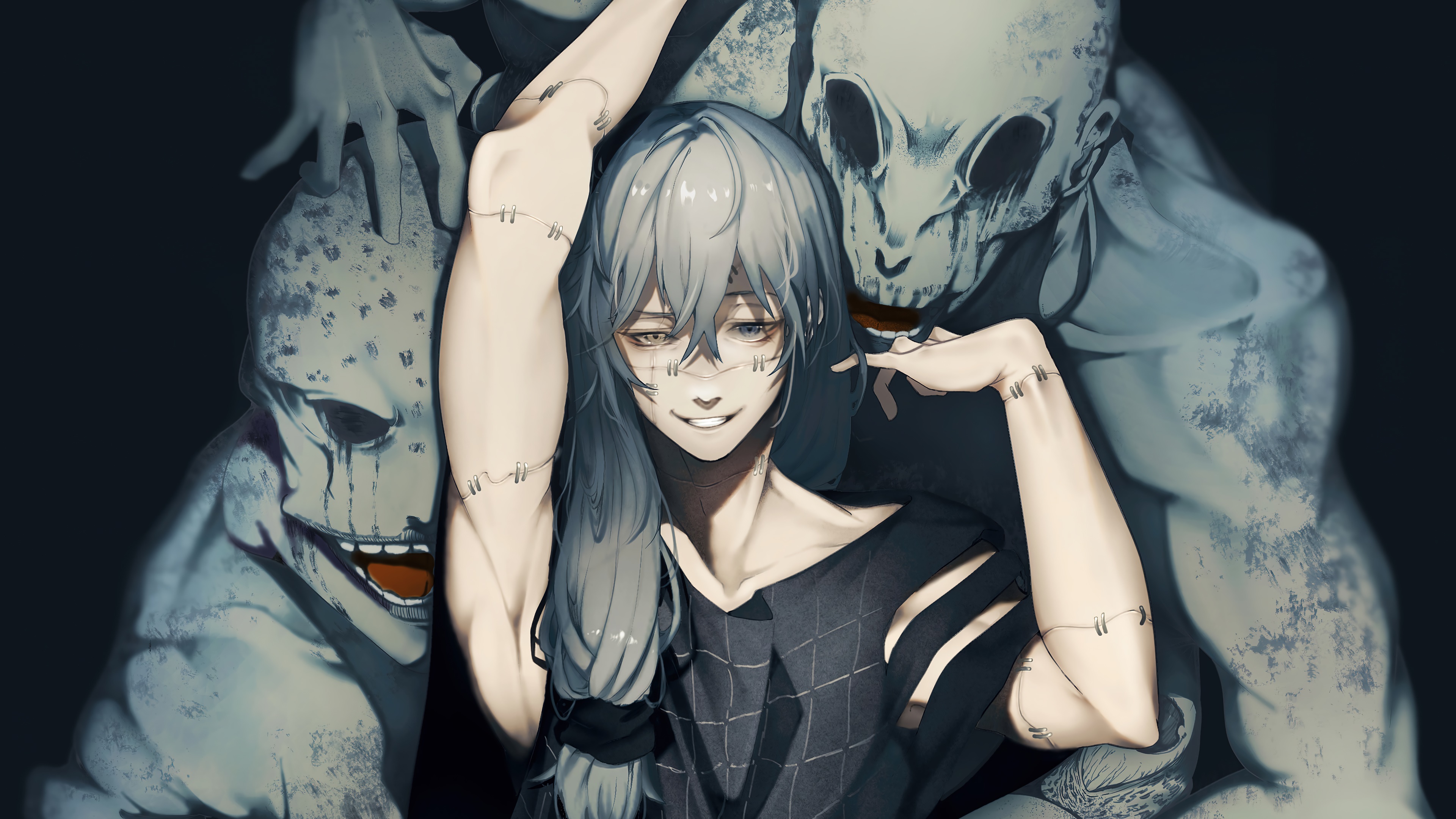 jujutsu kaisen, anime, mahito, 4k Gallery HD Wallpaper