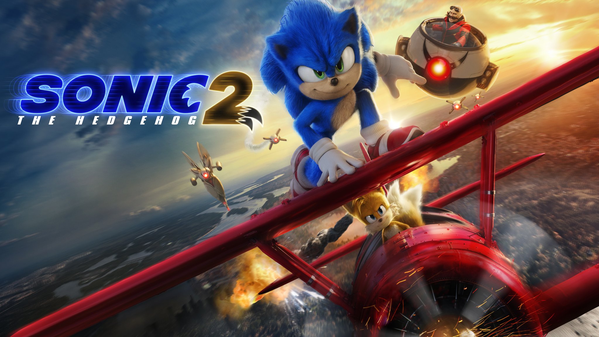 Paramount+ - #SonicMovie3 is officially in development and Plus, next year a new original #Knuckles series with is coming to #ParamountPlus. #SonicMovie2 hits theaters April 8!