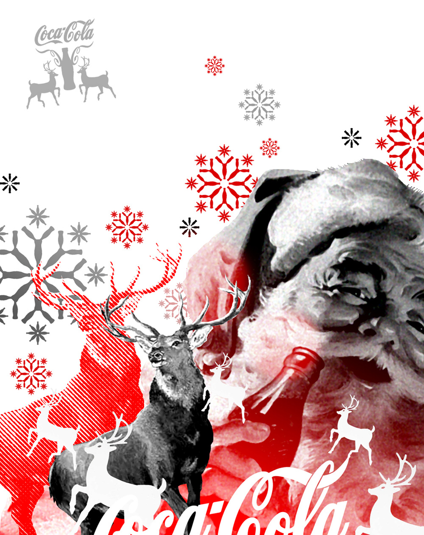 Coca Cola Art: Santa Claus & Christmas Around The World
