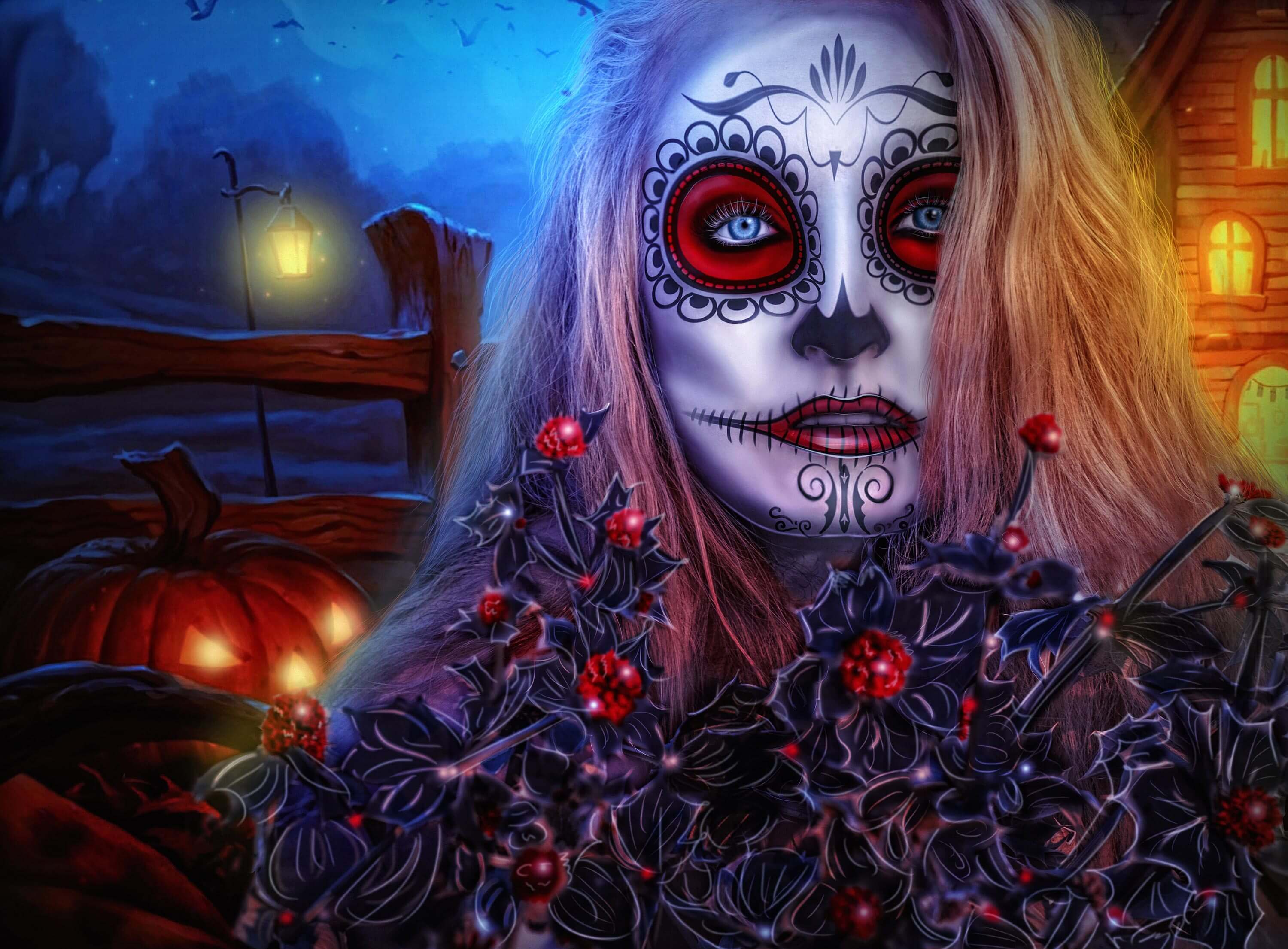 Scary Halloween 2020 Wallpaper HD, Background, Pumpkins, Witches, Bats & Ghosts