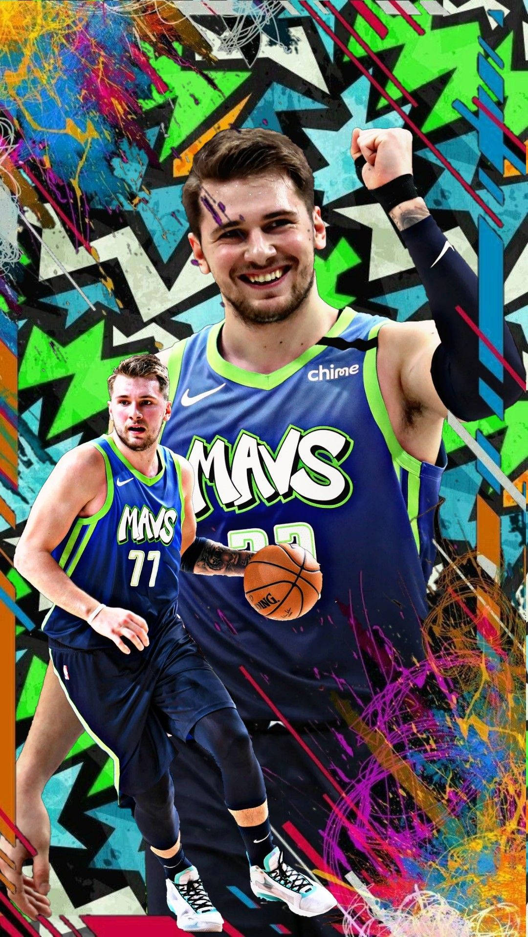 Download Luka Doncic Fan Artwork Wallpaper