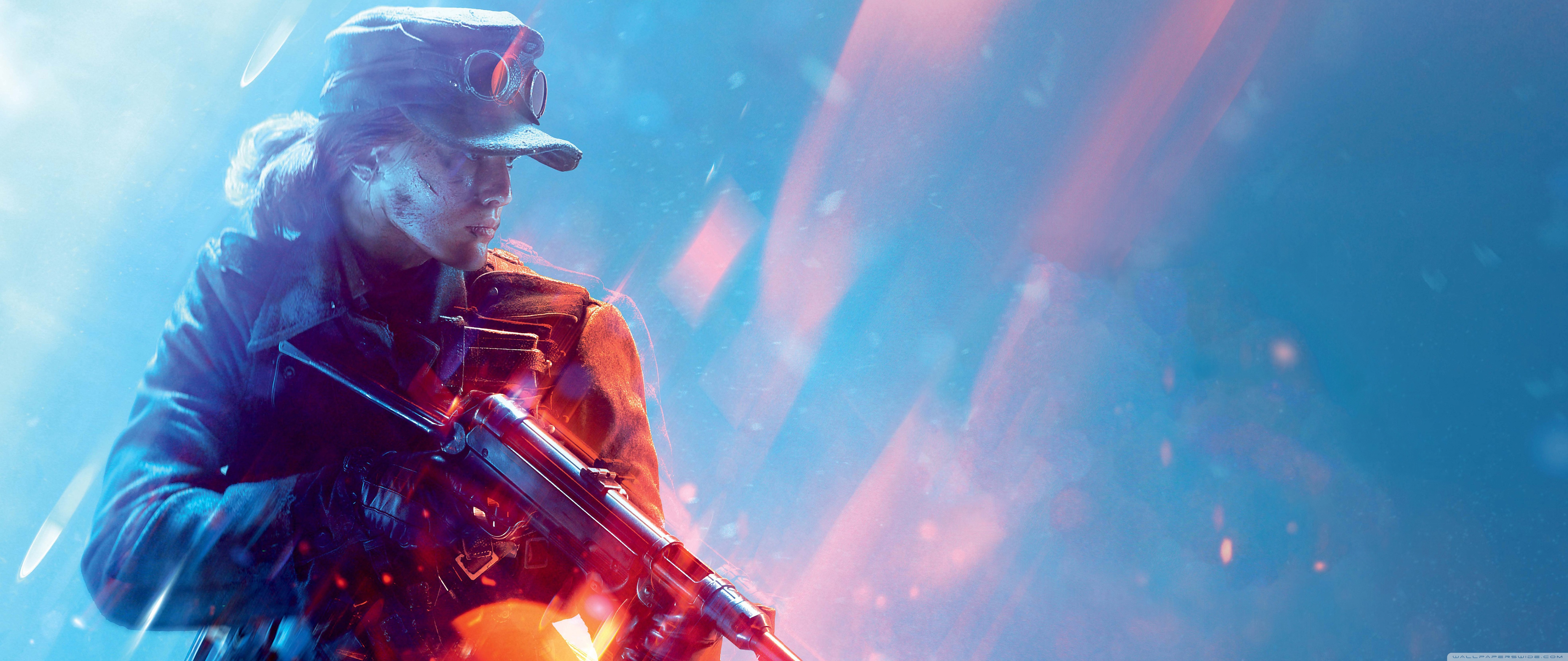 Battlefield V Girl Ultra HD Desktop Background Wallpaper for: Widescreen & UltraWide Desktop & Laptop, Multi Display, Dual Monitor, Tablet