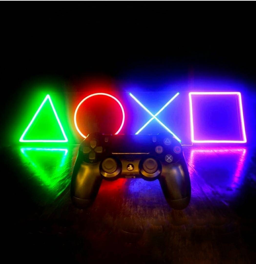 Gaming Sony Playstation LED Neon Sign New Custom Made