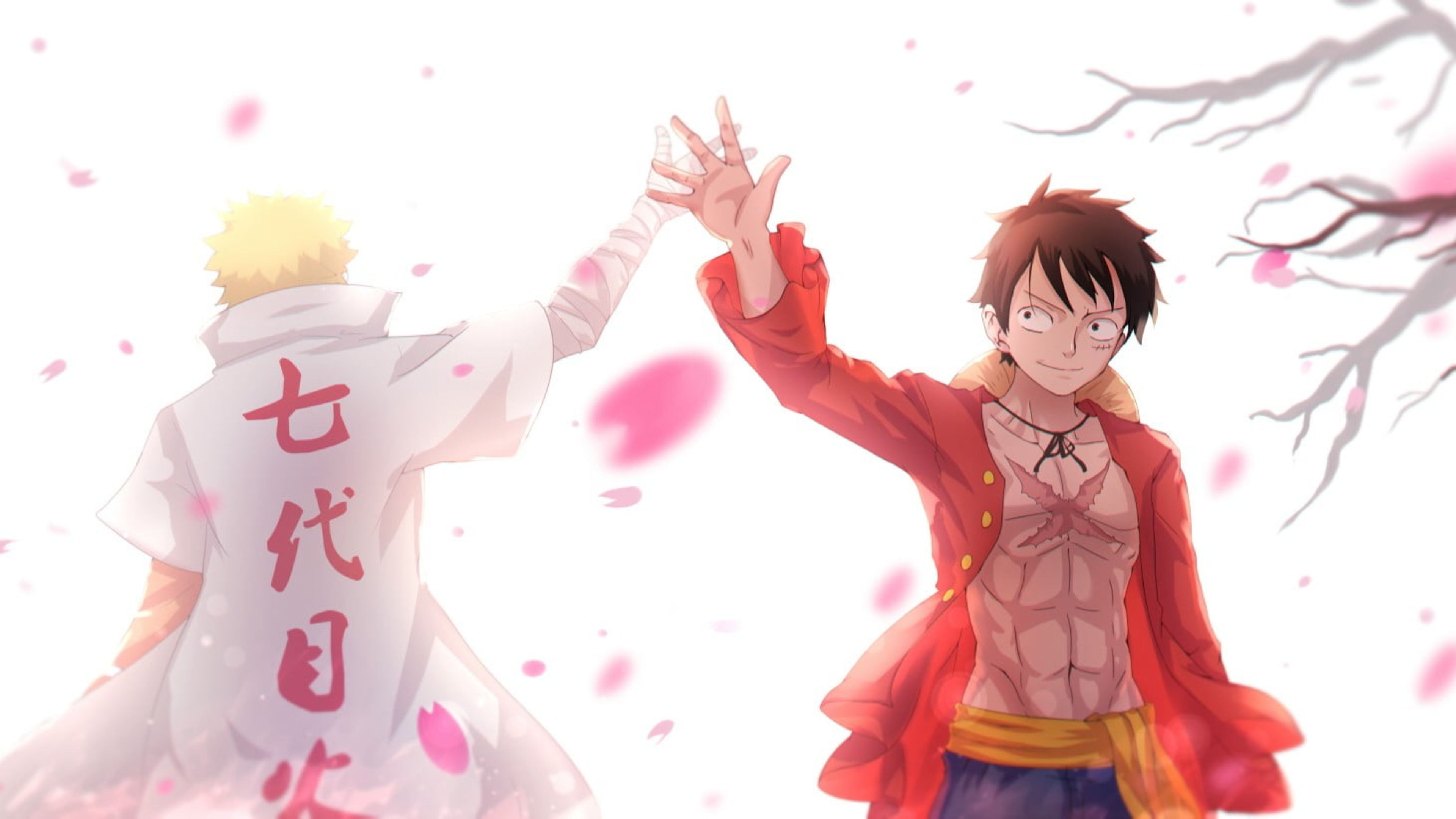 Naruto x Luffy. イラスト, アニメ, 画