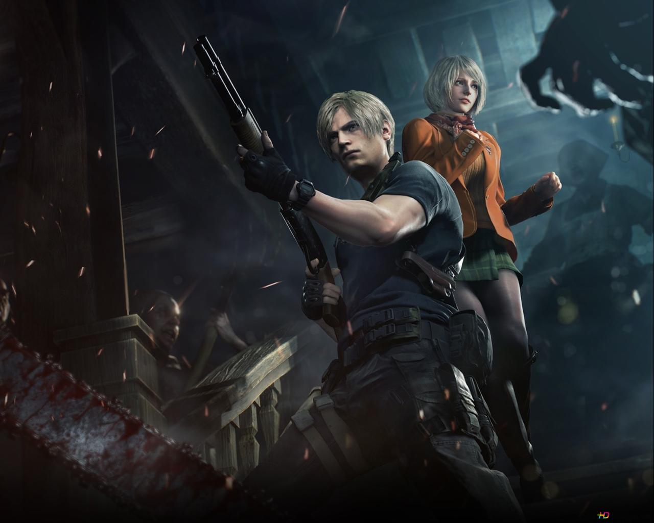 Resident Evil 4 video game poster (2023 games) HD wallpaper download