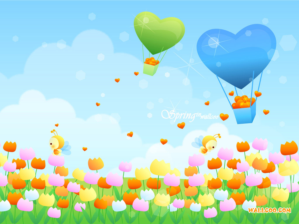 Free download Variasi Pena KoReAn SpRiNg BaCkGrOuNd WaLLPapEr [1024x768] for your Desktop, Mobile & Tablet. Explore Spring Cartoon Wallpaper. Cartoon Background, Free Cartoon Wallpaper, Cartoon Panda Wallpaper