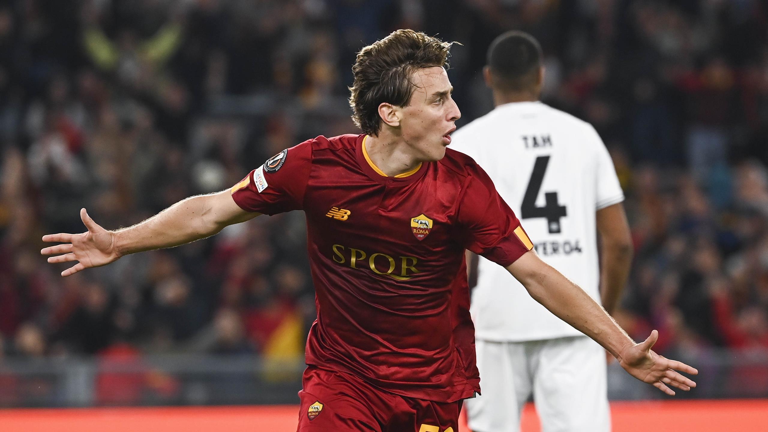 AS Roma 1 0 Bayer 04 Leverkusen: Edoardo Bove Strikes To Give Jose Mourinho's Side Slender Advantage Ahead Of Second Leg