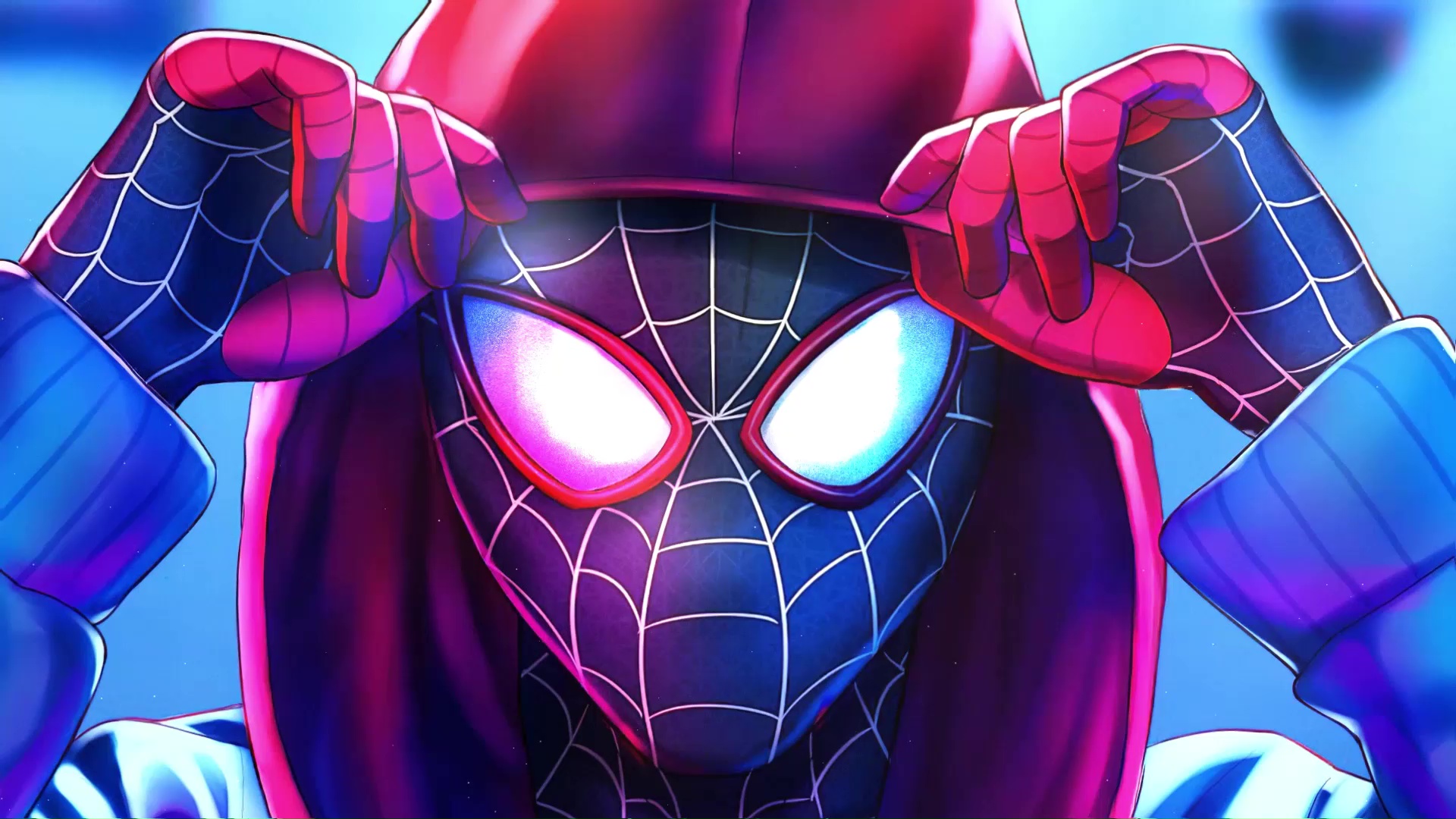 Miles Morales Hoodie Spider Man Into The Spider Verse Live Wallpaper