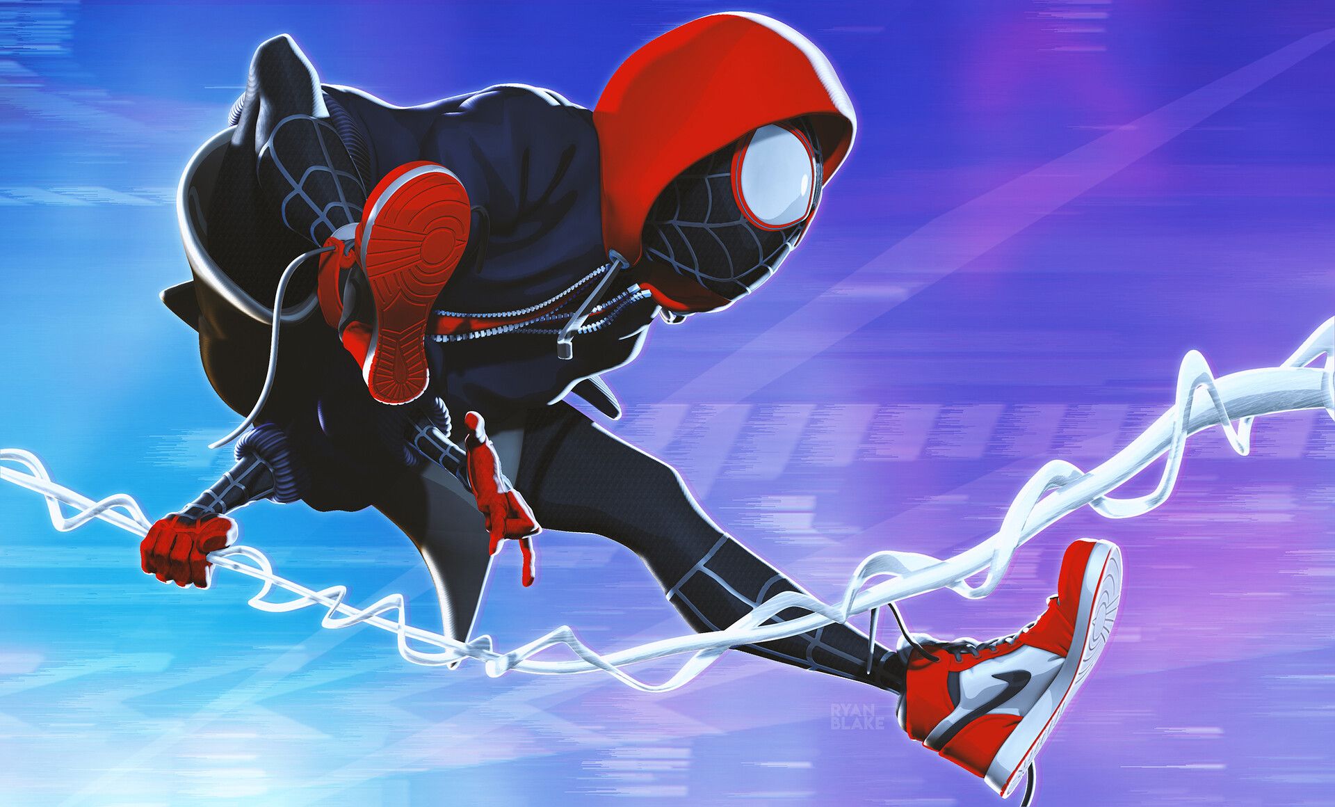 Miles Morales [1920x1080]. Active wallpaper, Superhero wallpaper, Black panther art
