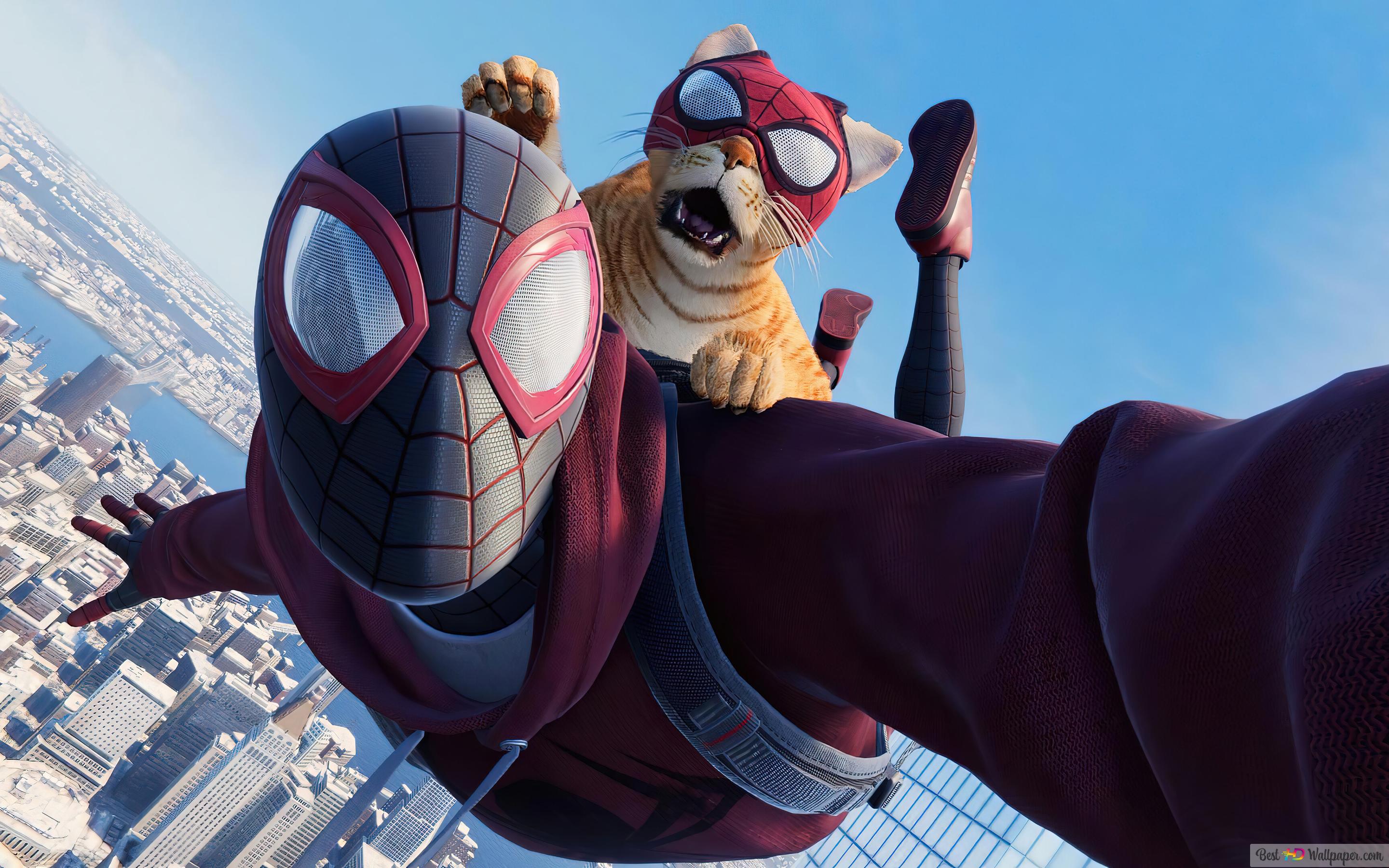 Spiderman Morales 4K wallpaper download