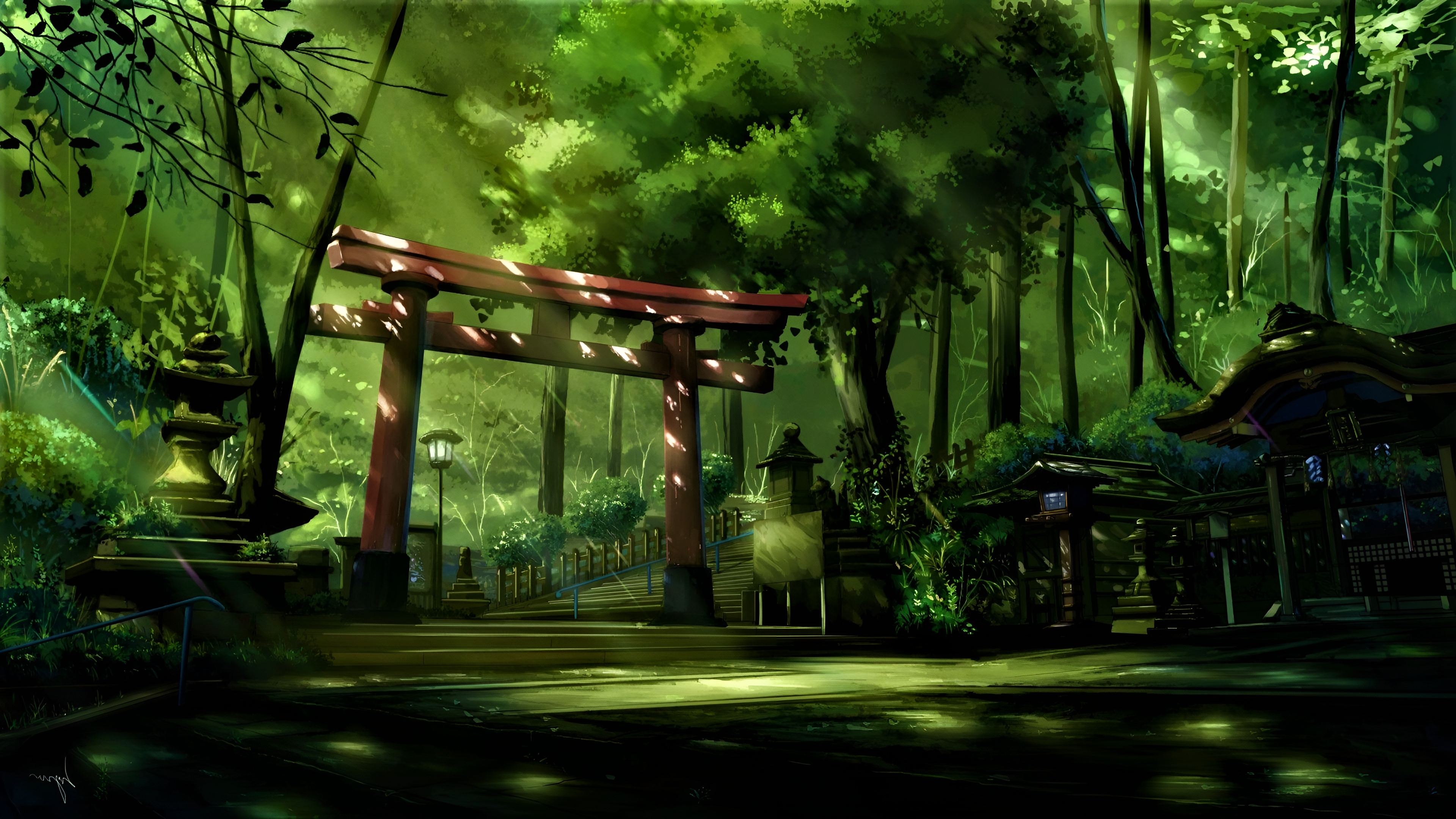 Wallpaper Anime, Landscape, Theatrical Scenery, Ecoregion, Natural Environment, Background Free Image