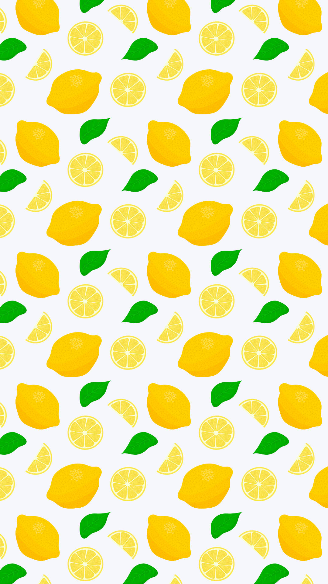 Download Summer iPhone Lemon Pattern Wallpaper