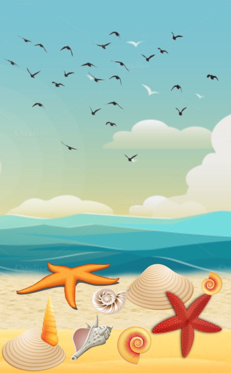 Beach Summer Cartoon Wallpapers - Wallpaper Cave