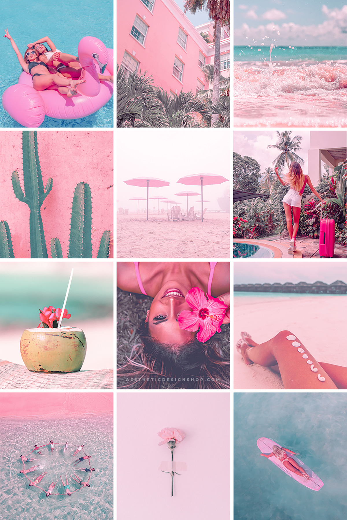 Coconut Girl Aesthetic Lightroom Photo Preset Summer ⋆ The Aesthetic Shop