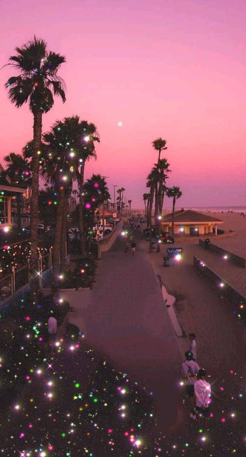 Summer vibes. Sparkle wallpaper, Glitter photography, Sunset wallpaper