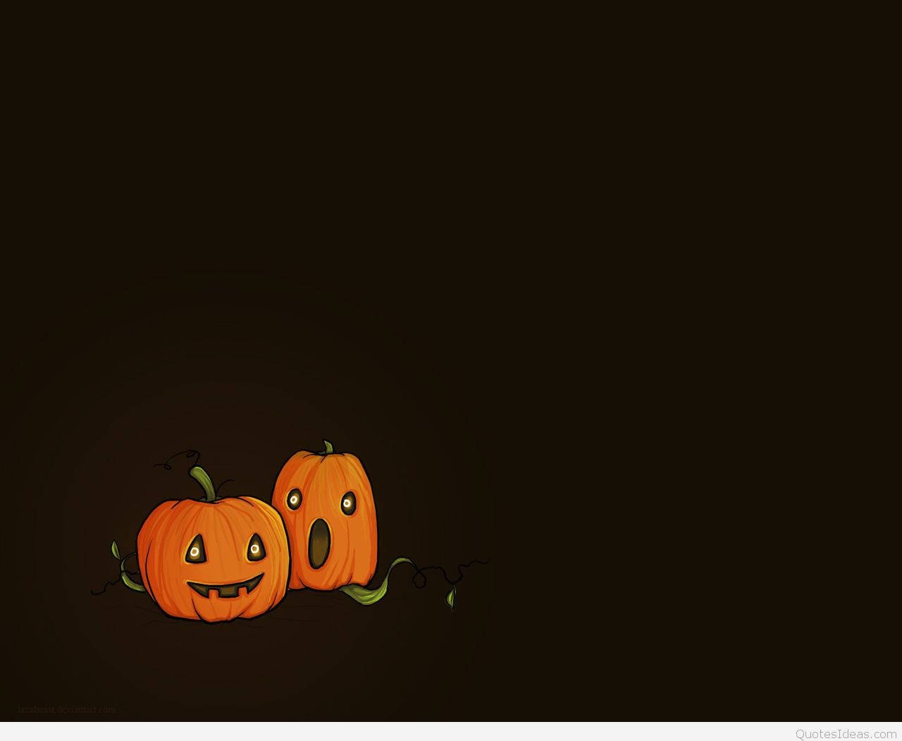 Download A Spooktacular Halloween Pumpkin Awaits Wallpaper