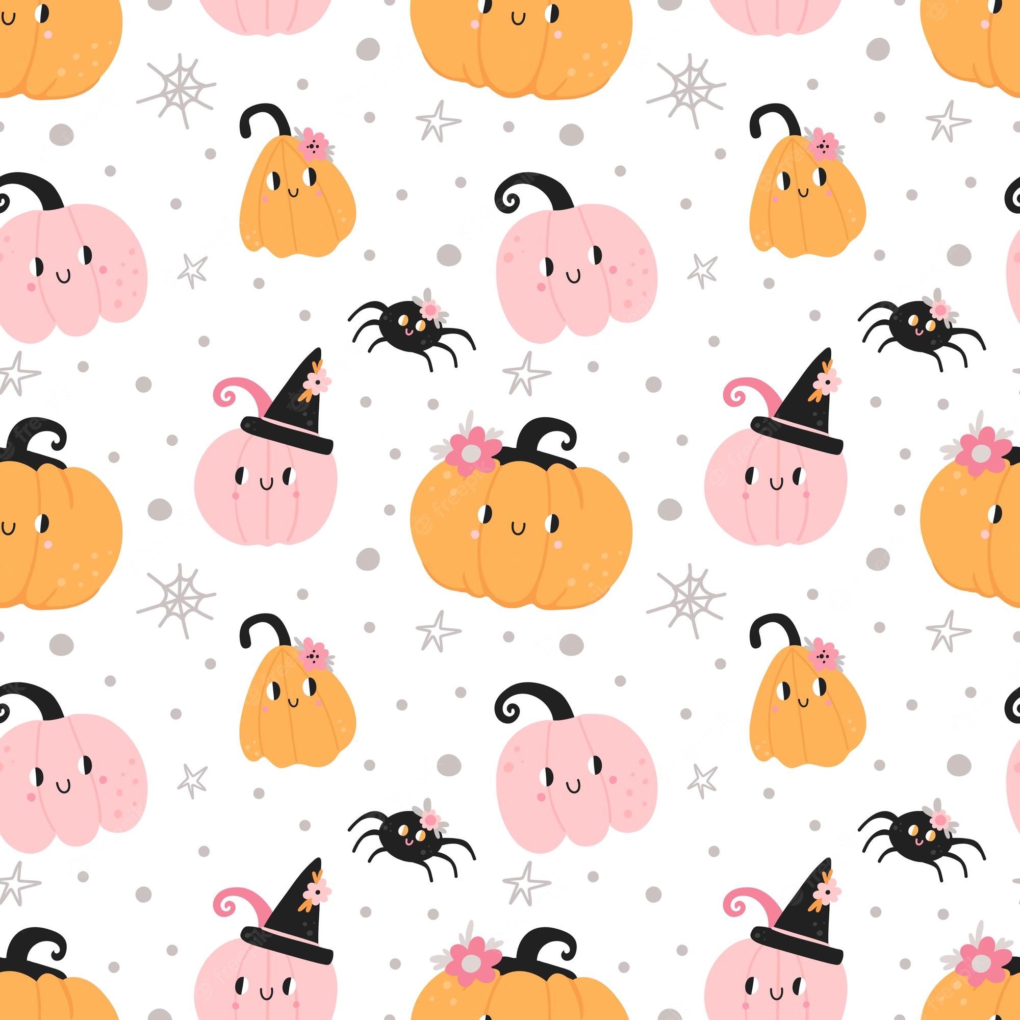 Cute Pumpkin Background Image