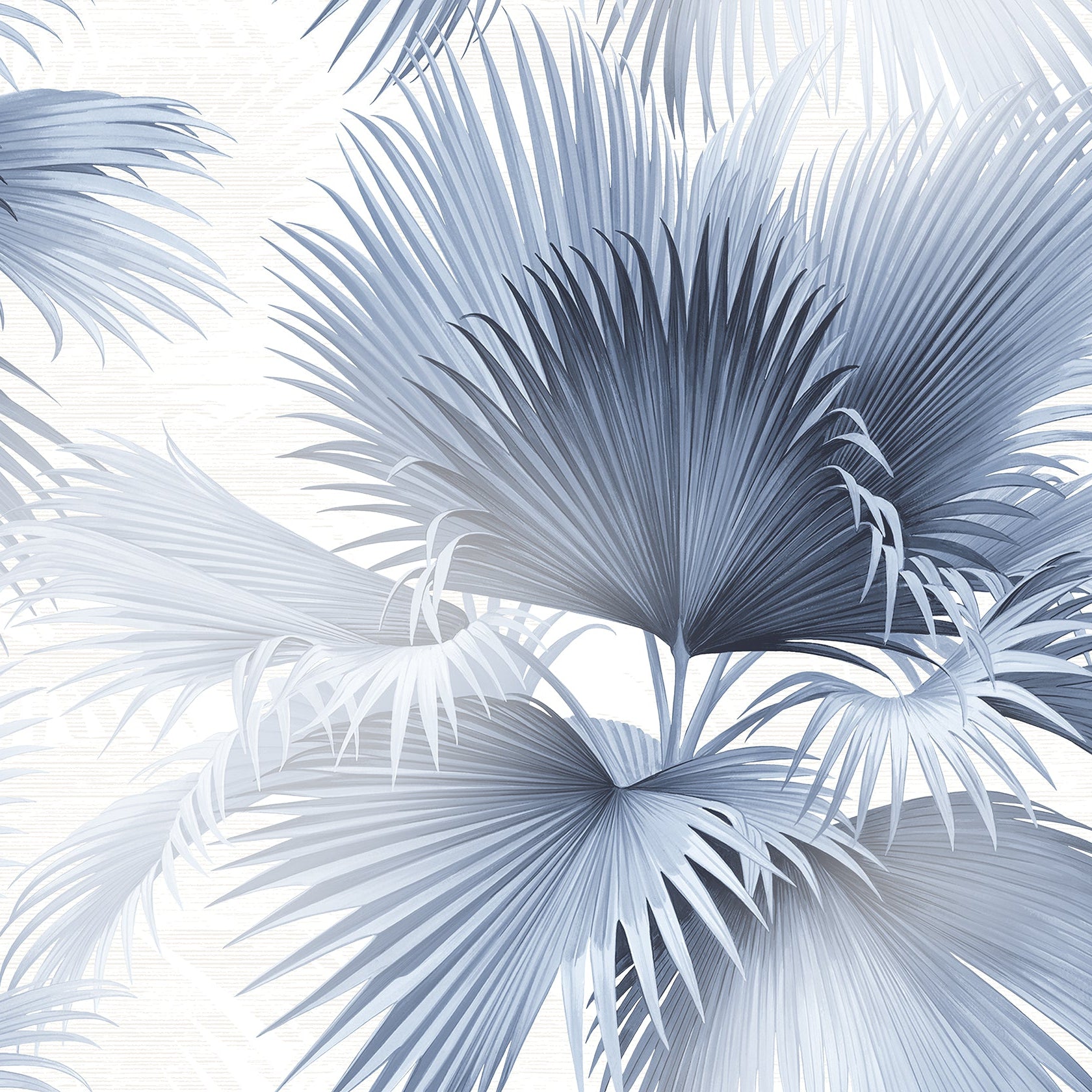 2927 40102. Newport, Summer Palm Blue Tropical Blue Street Prints