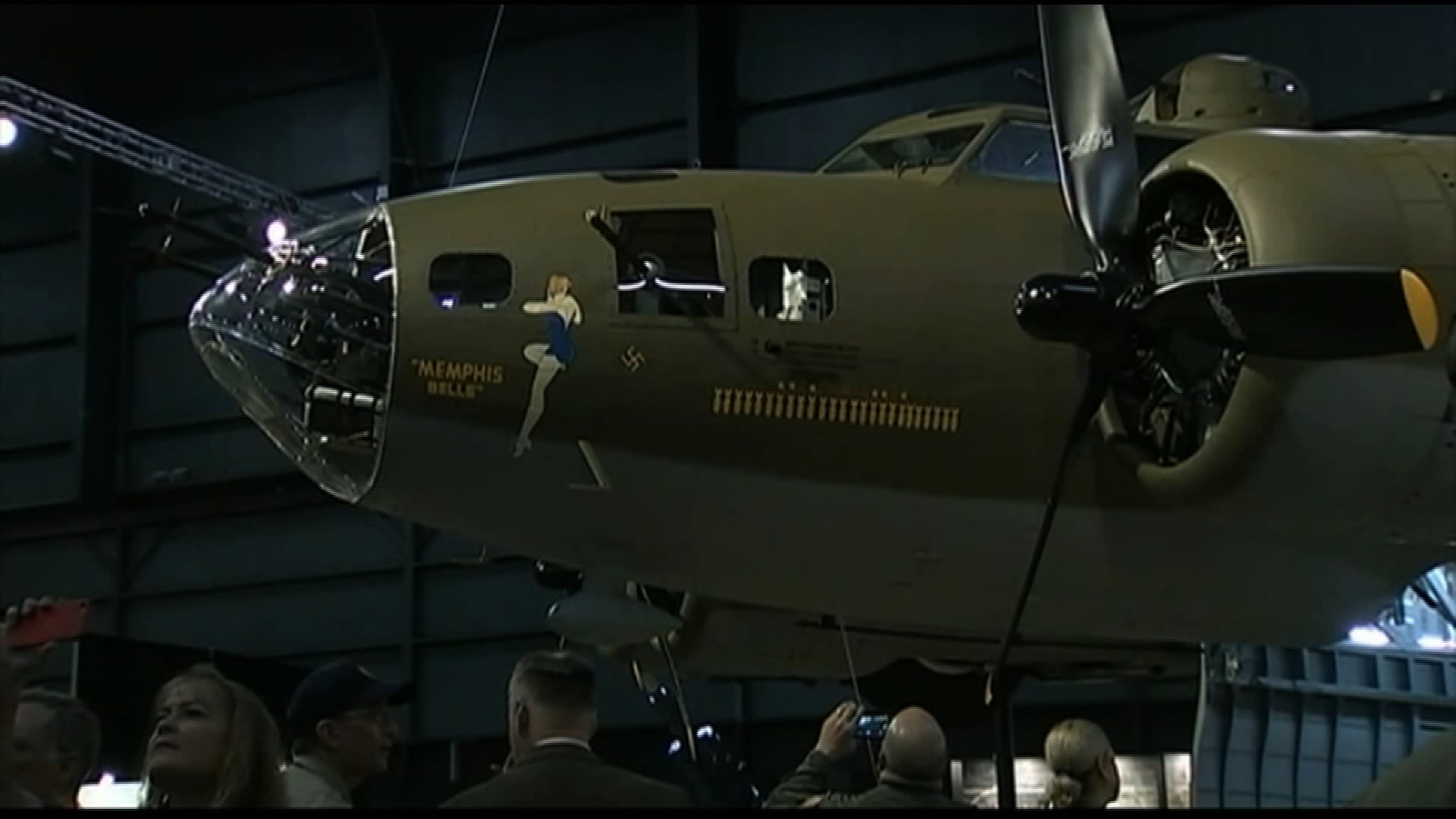 Memphis Belle bomber newly restored and unveiled at US Air Force museum