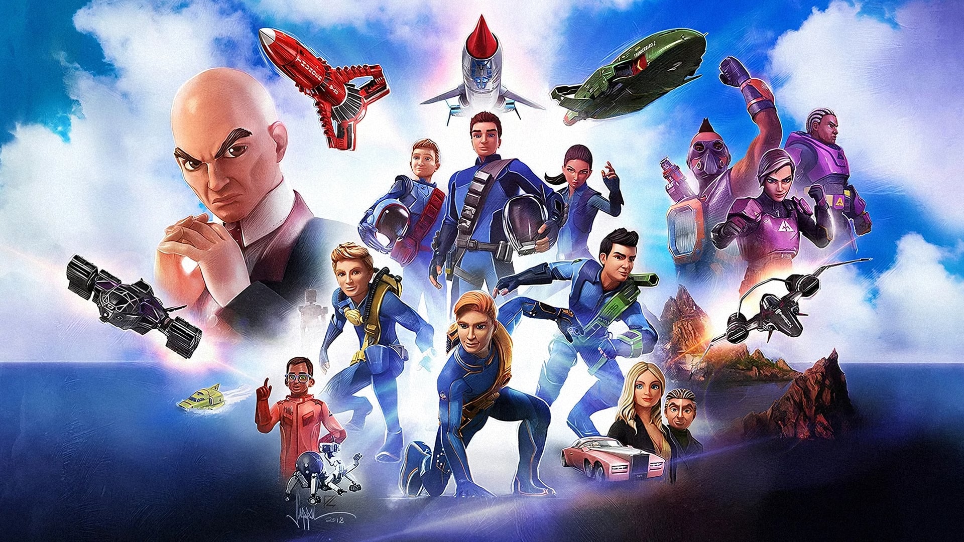 thunderbirds are go wallpaper