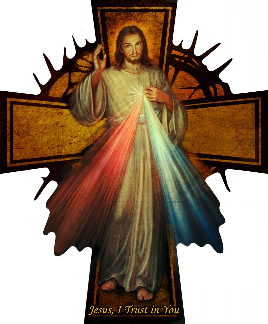 Divine Mercy Oversized Wall Plaque Cross to the Max Catholic Store