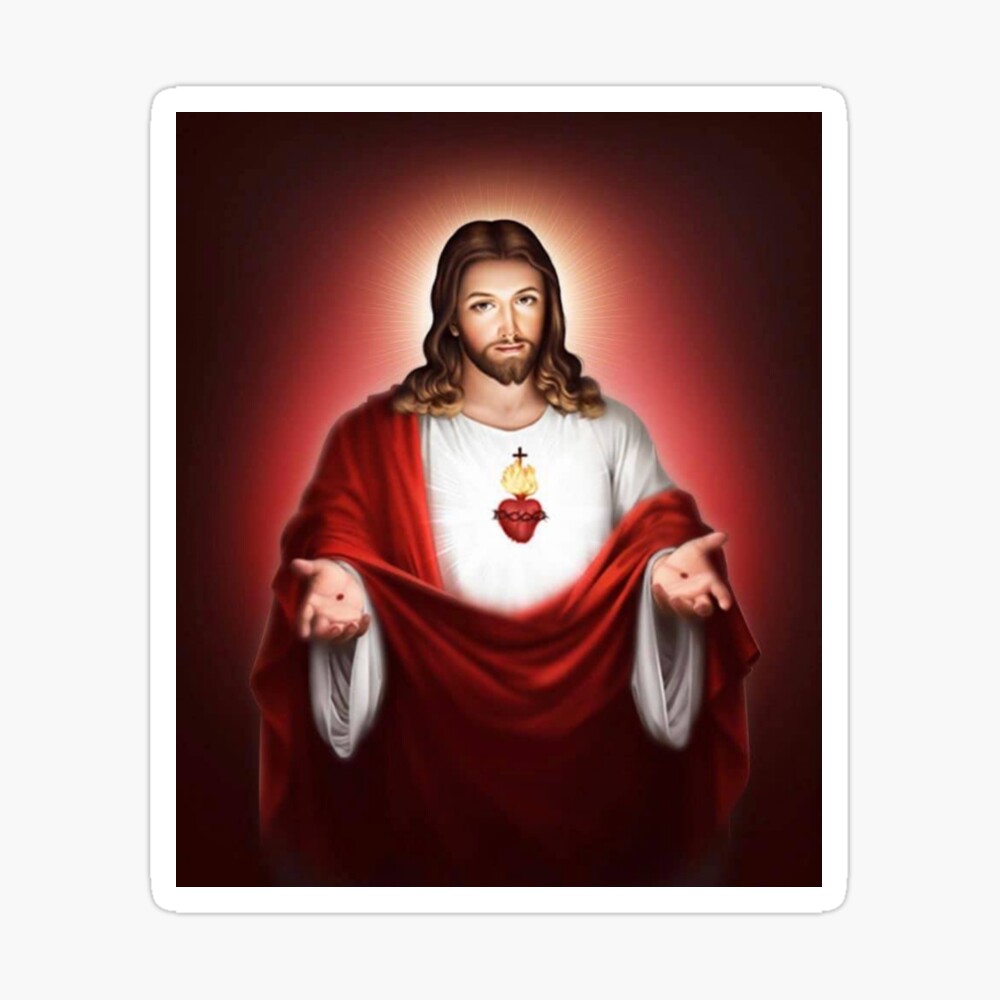 Divine Mercy, St. Faustina, Sacred Heart of Jesus Poster