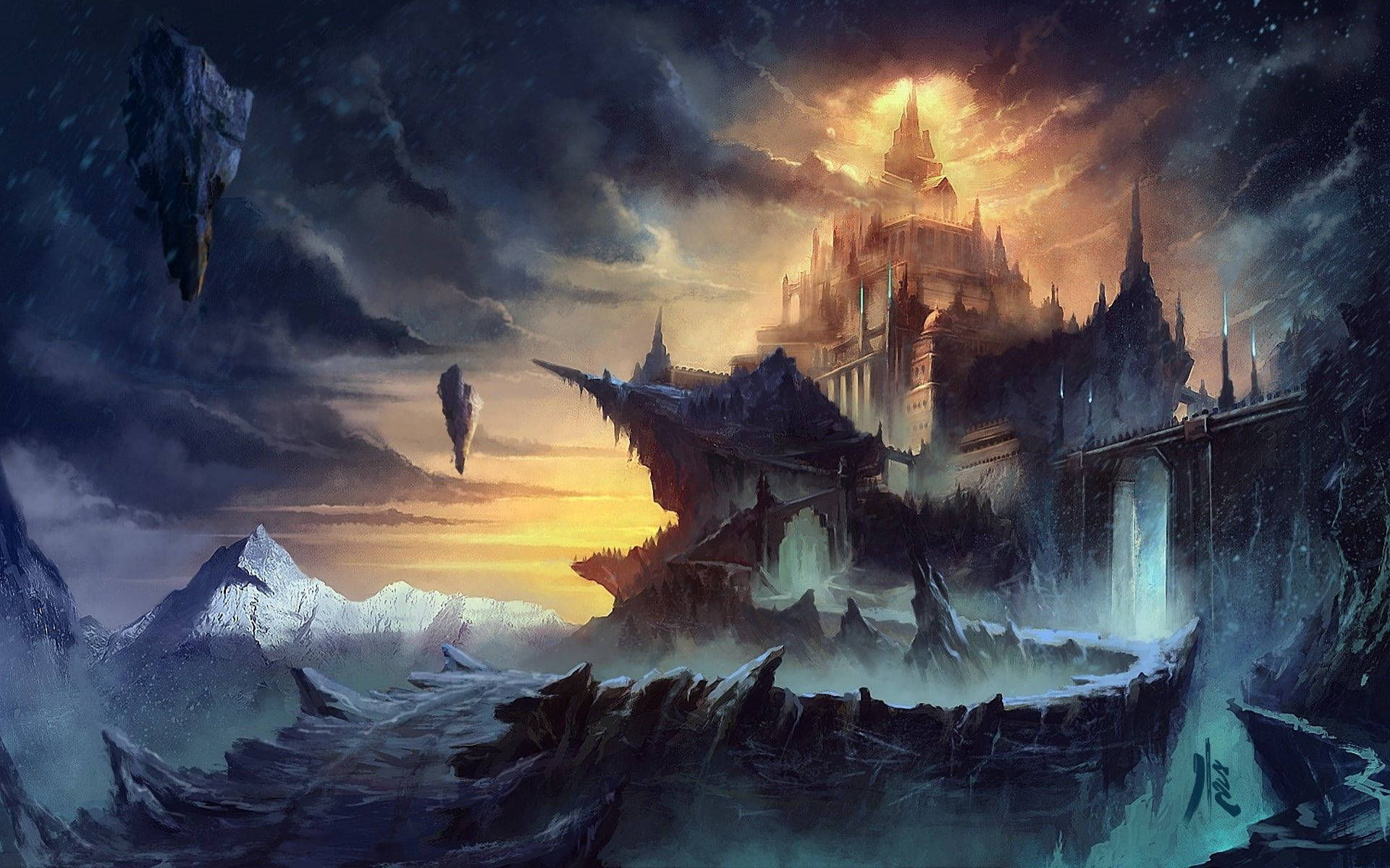 Download Magnificent Fantasy World Art Wallpaper