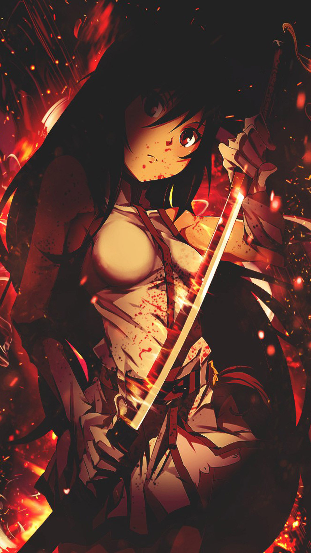 Blade Anime Girl 4K Ultra HD Mobile Wallpaper