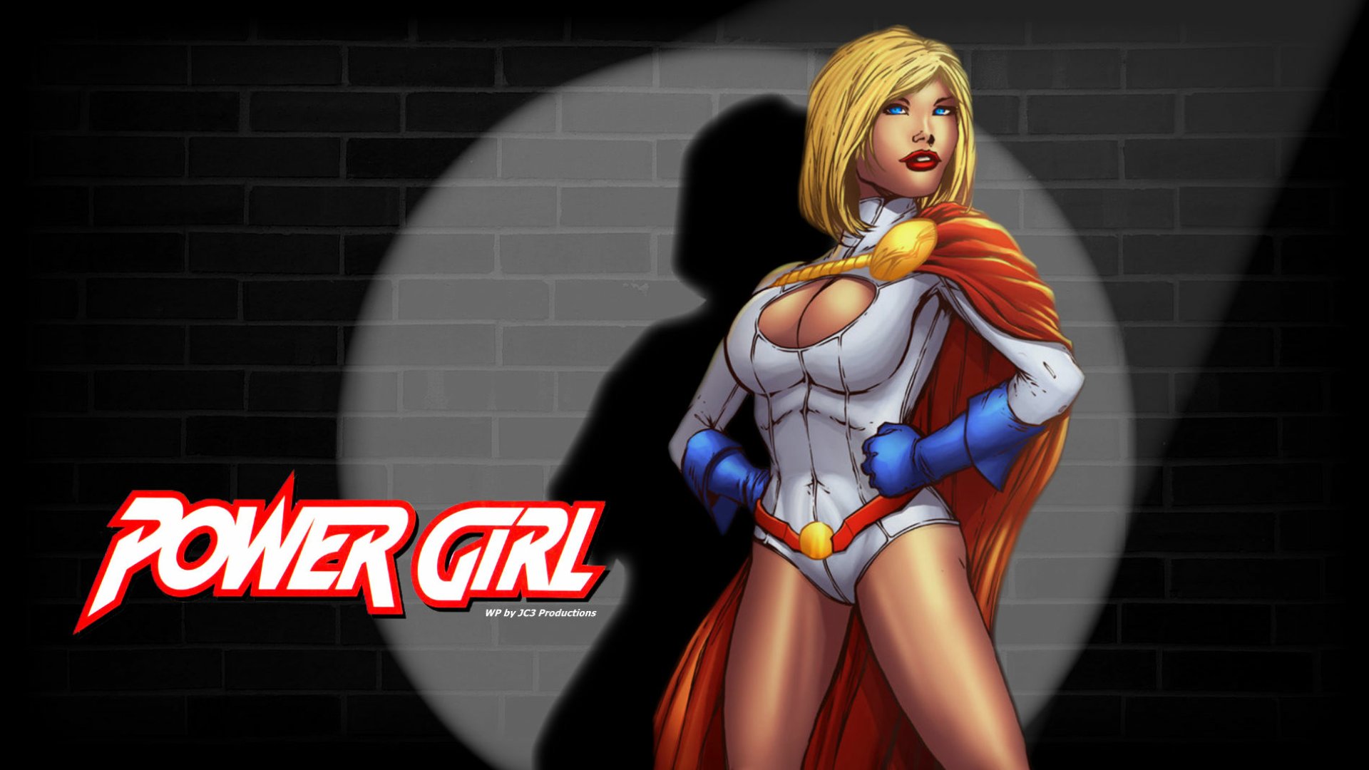 Power Girl wallpaper the mural 1 wallpaper comics wallpaper