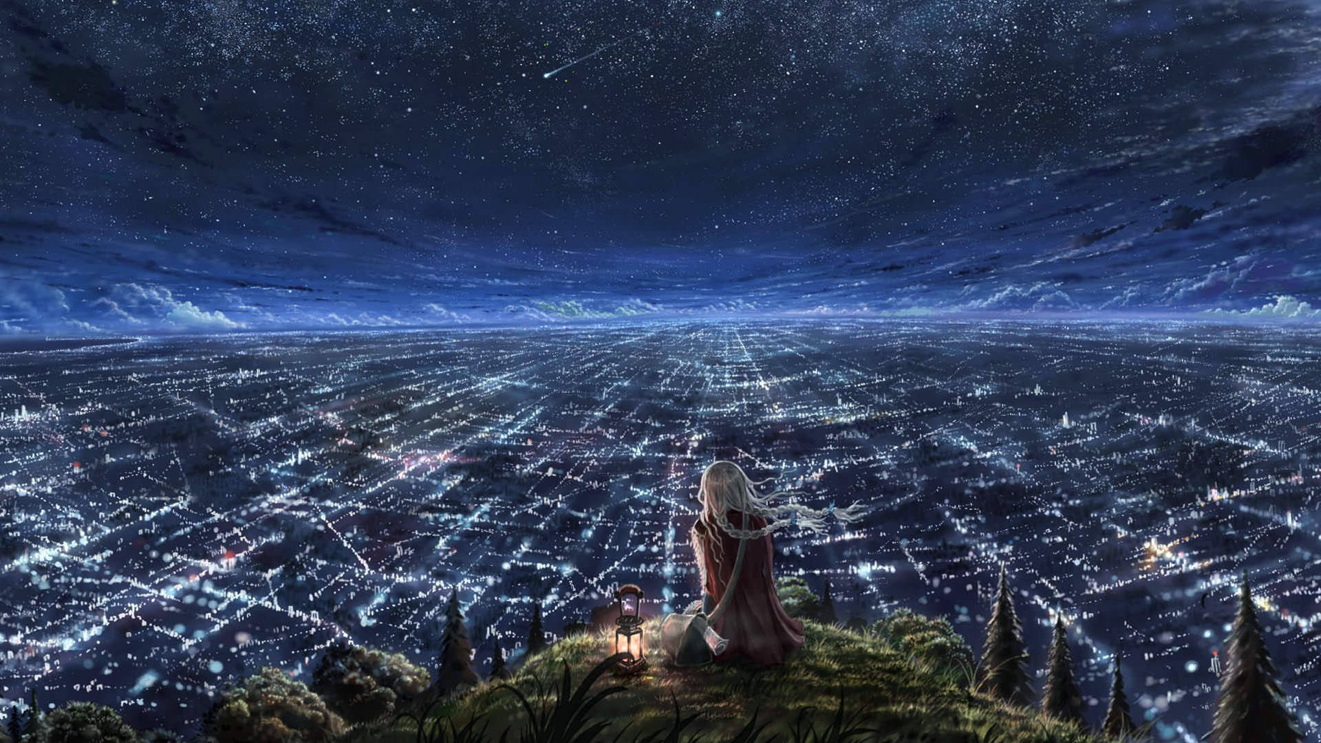 Download Anime City Wallpaper