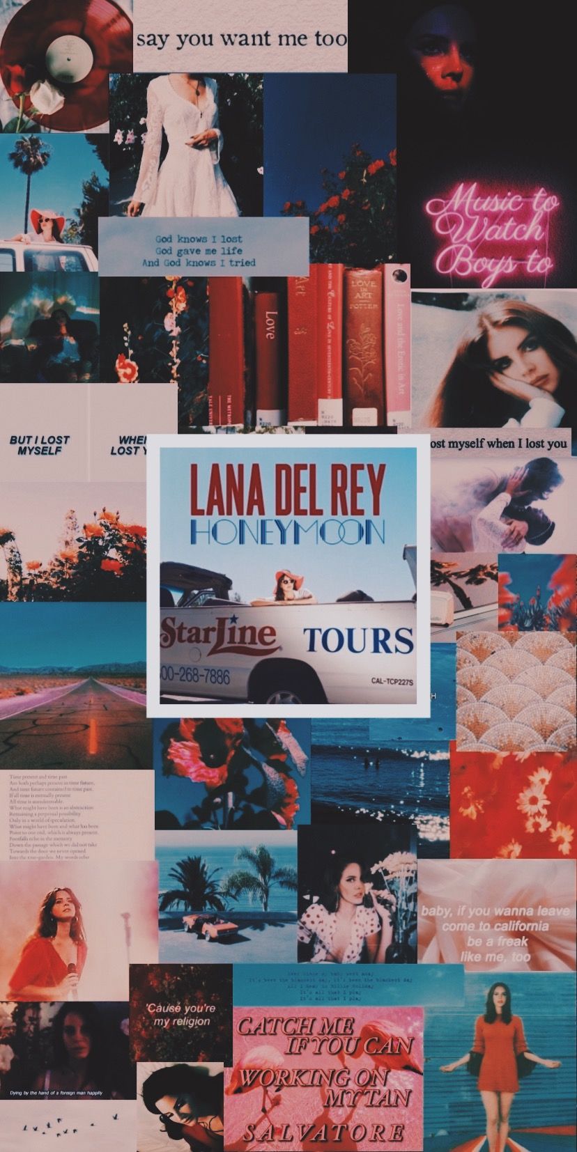 Honeymoon Del Rey. Cantores, Lana del rey, Papeis de parede legais