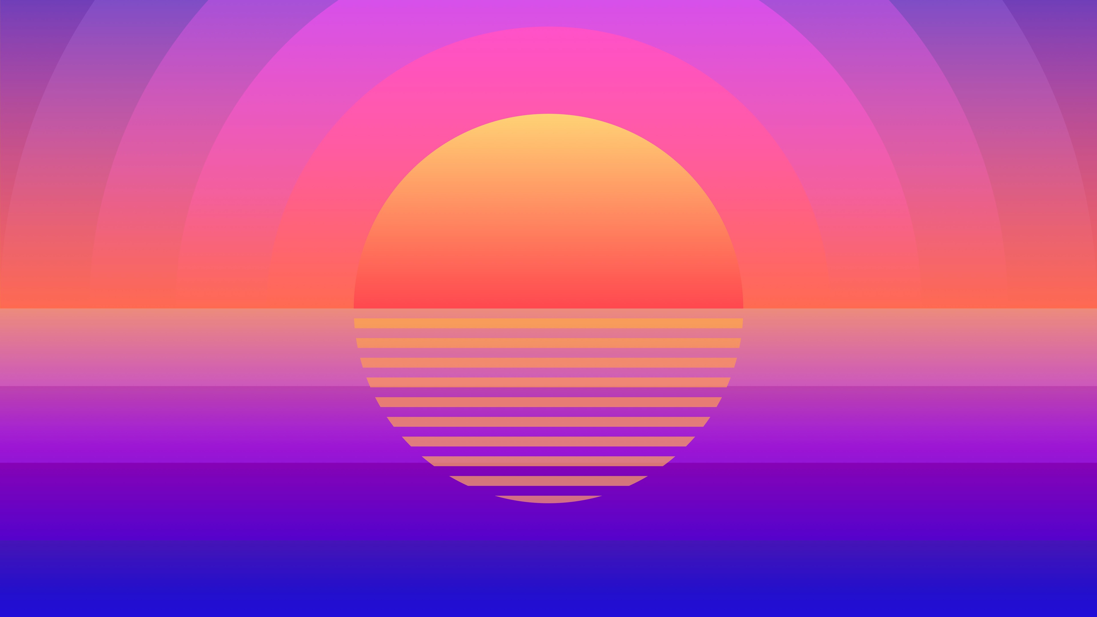 Wallpaper 4k Summer Time Sunset Wallpaper