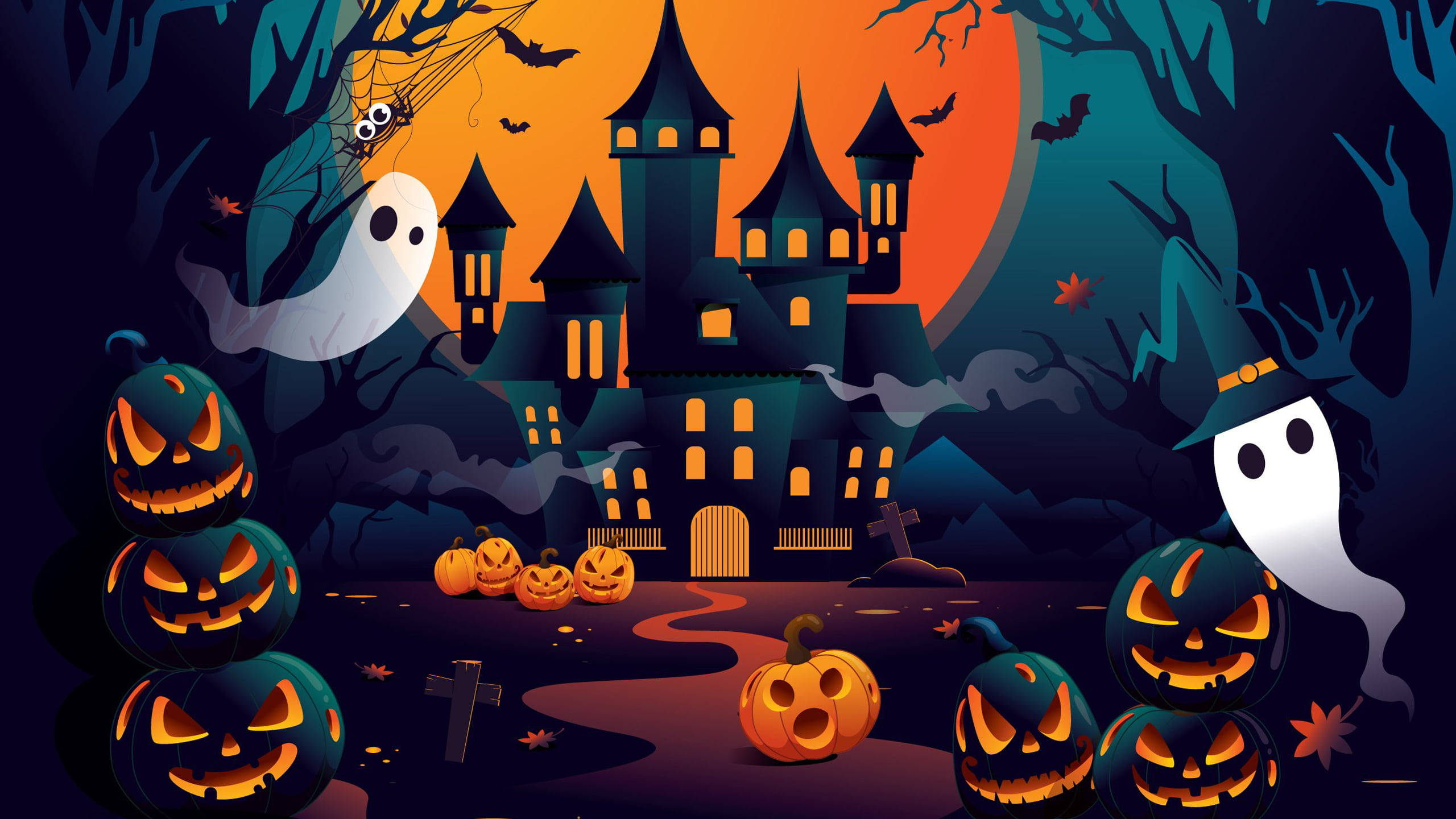 Cute Halloween 2560x1440 Wallpapers - Wallpaper Cave