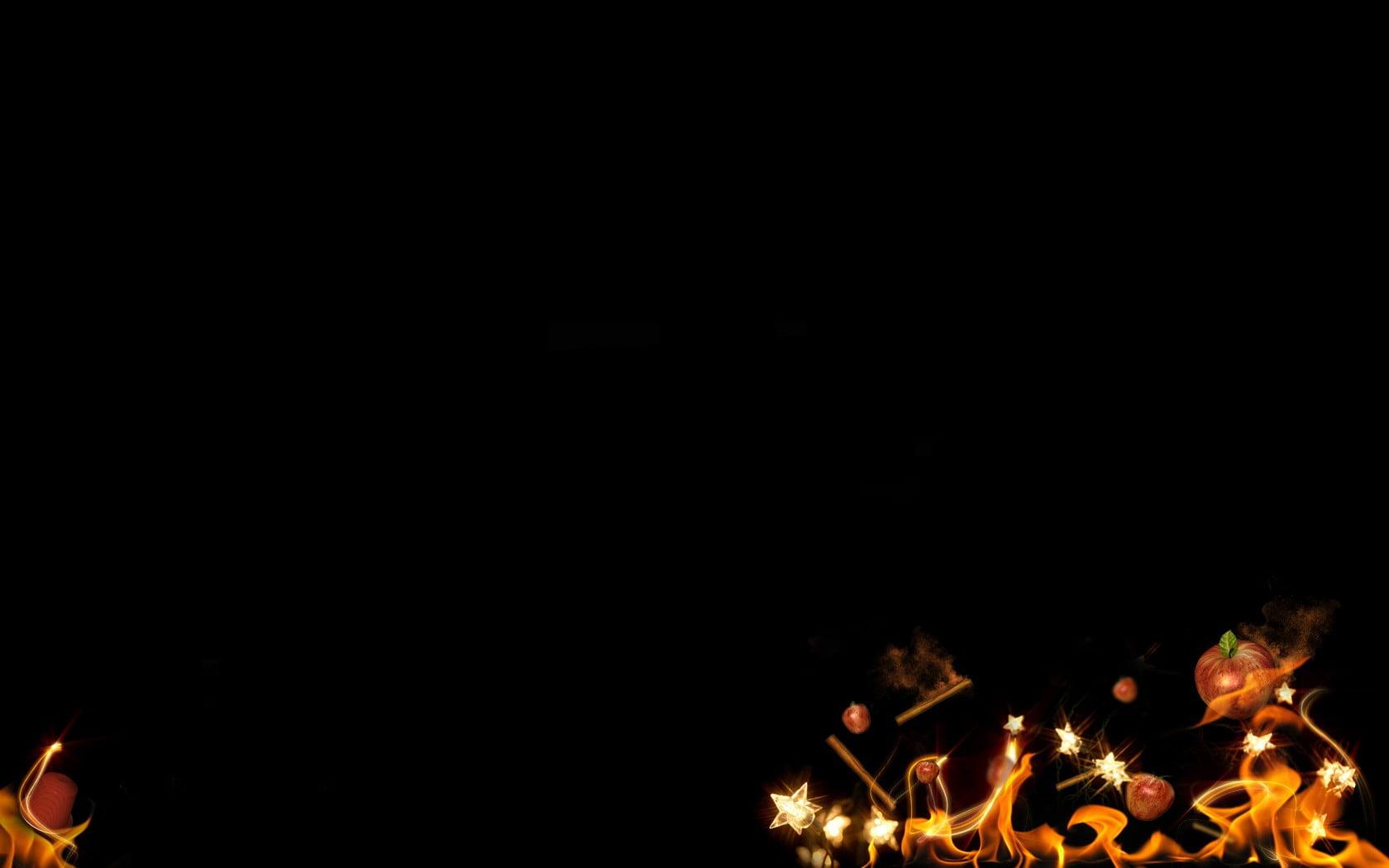 Gold And Black Minimalist Wallpaper