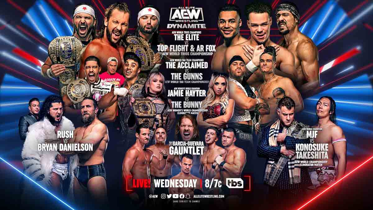 AEW Dynamite February Preview & Match Card