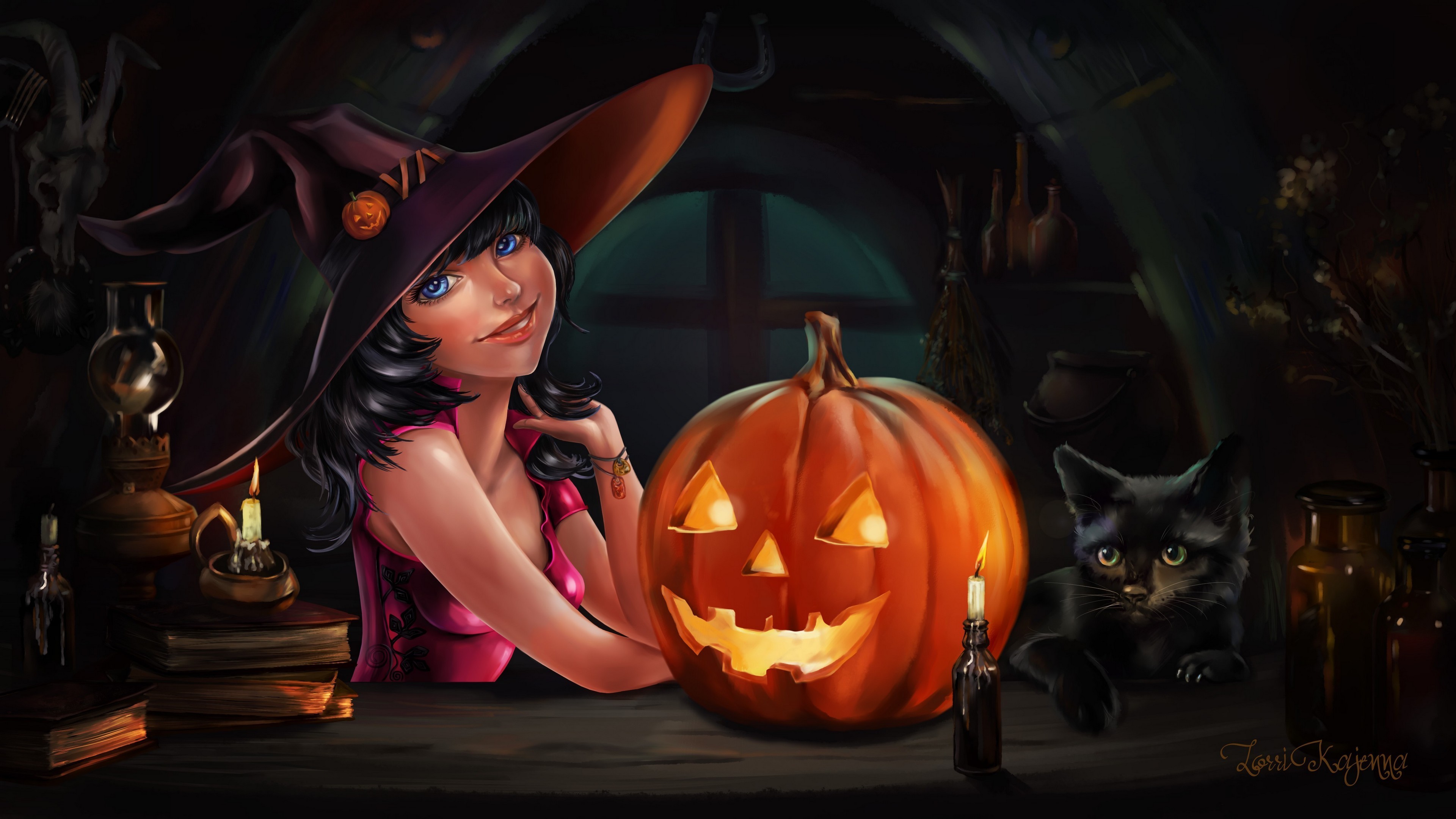Halloween Witch Wallpaper