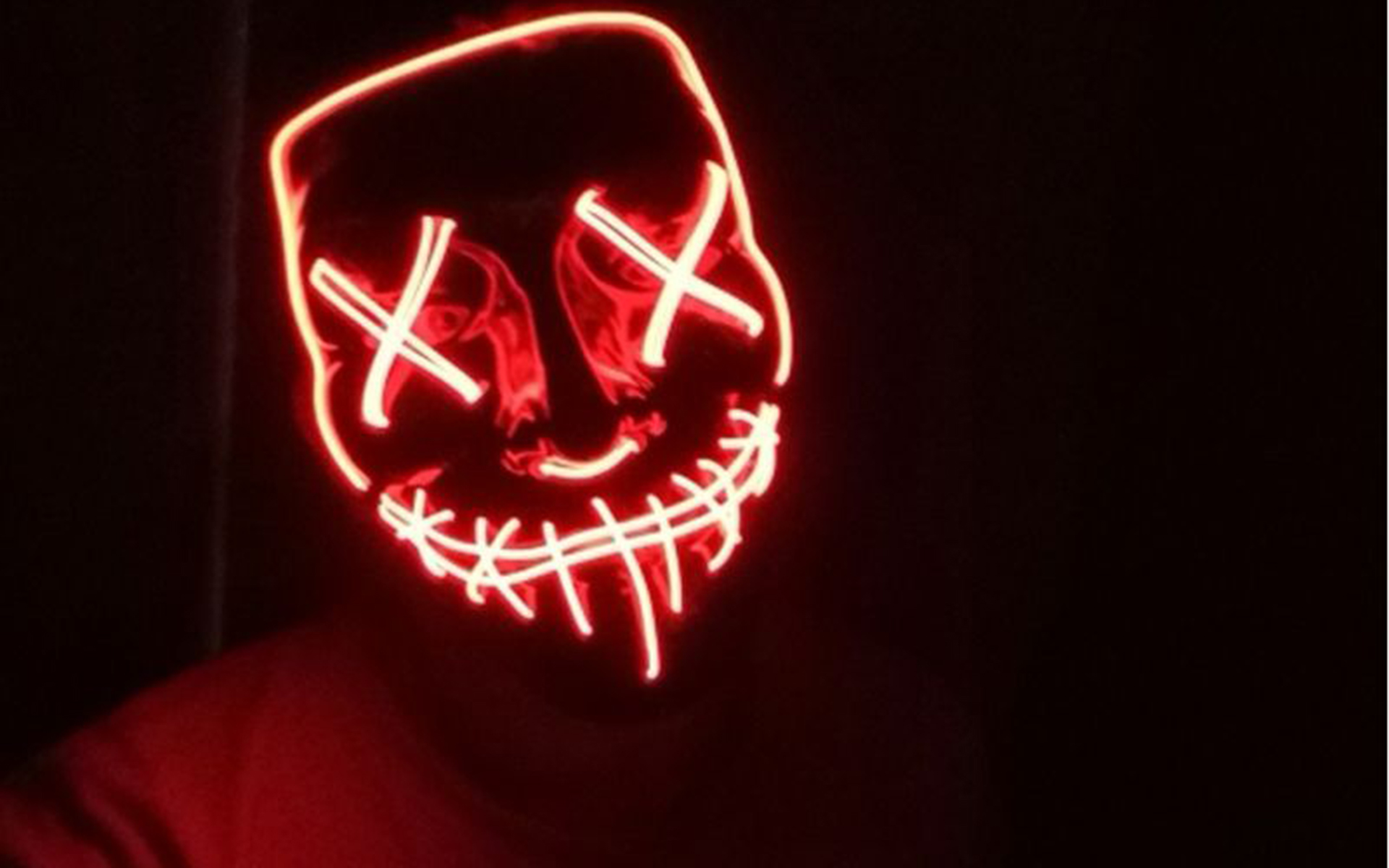 Download Neon Halloween Background