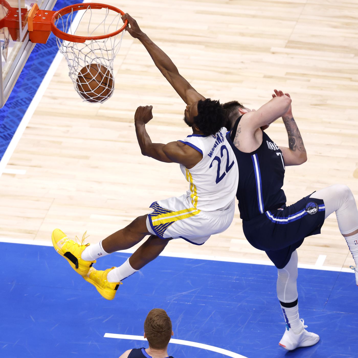 Andrew Wiggins' epic poster dunk over Luka Doncic showed he's finally fulfilled his promise for the Warriors