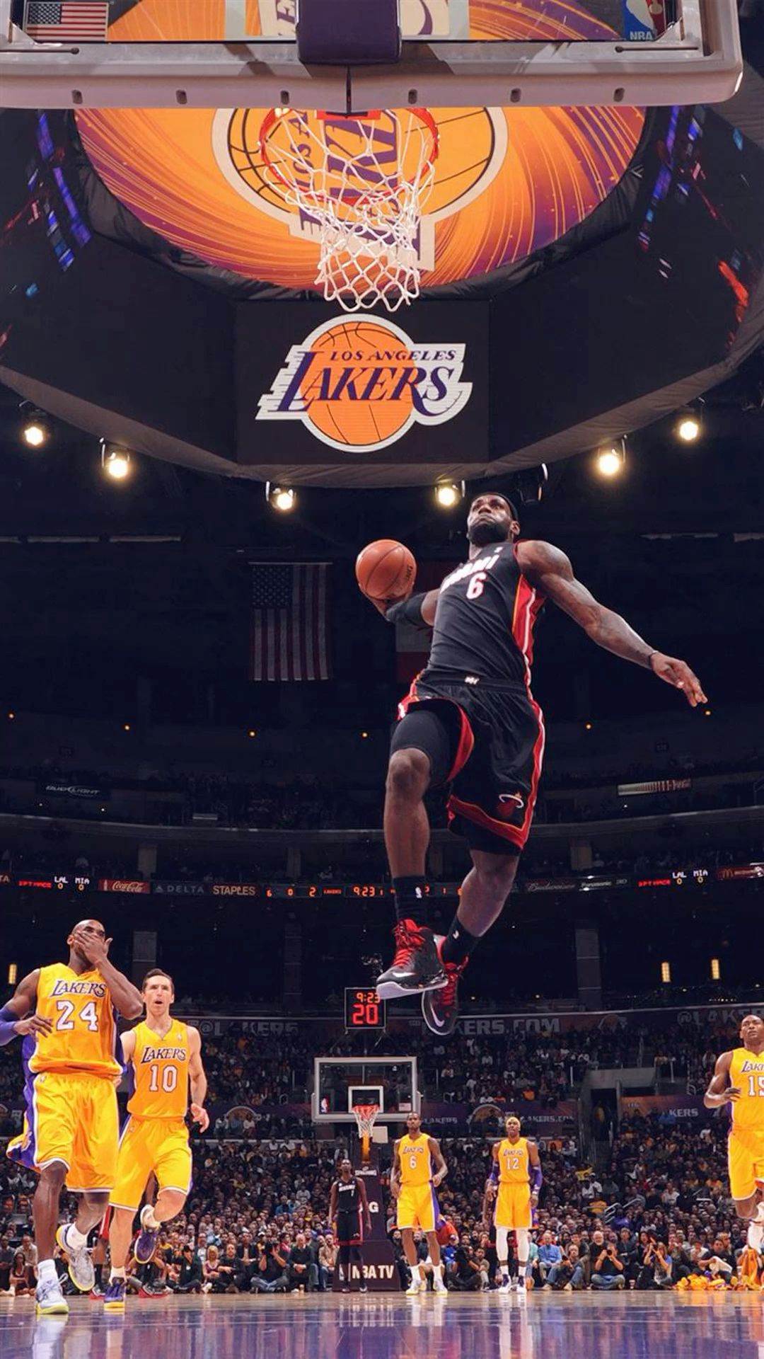 Idea Pins by you. Cool basketball wallpaper, Lebron james wallpaper, Nba basketball dunks