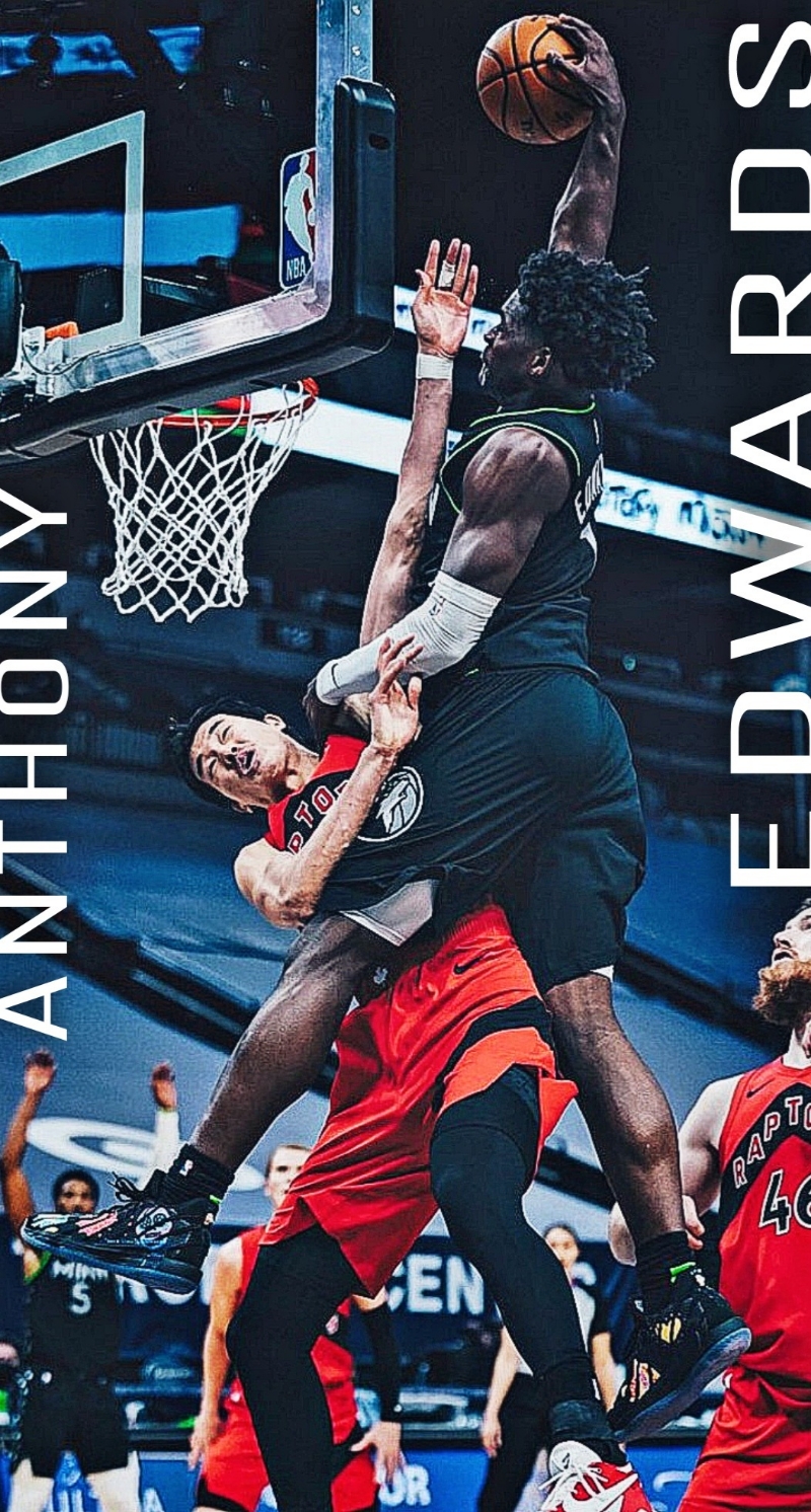 Halftime. Anthony edwards is the real deal(I made wallpaper)