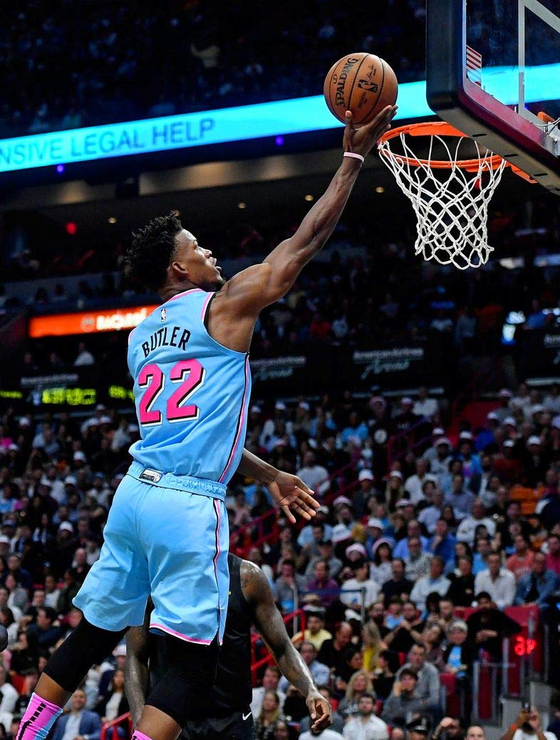 MasonArts Jimmy Butler 24inch x 32inch Silk Poster Dunk and Shot Wallpaper Wall Decor Silk Prints for Home and Store, Everything Else