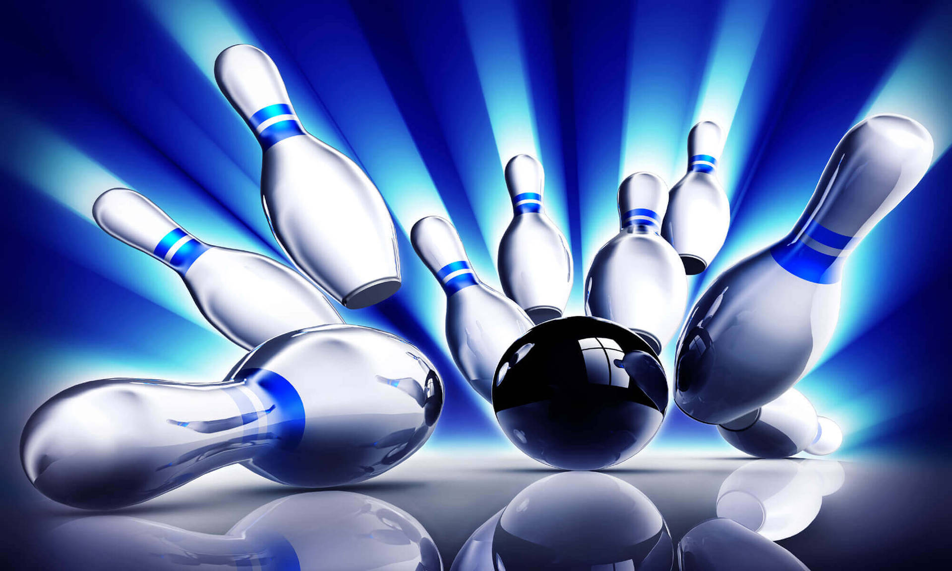 Download Animated Bowling Strike Wallpaper
