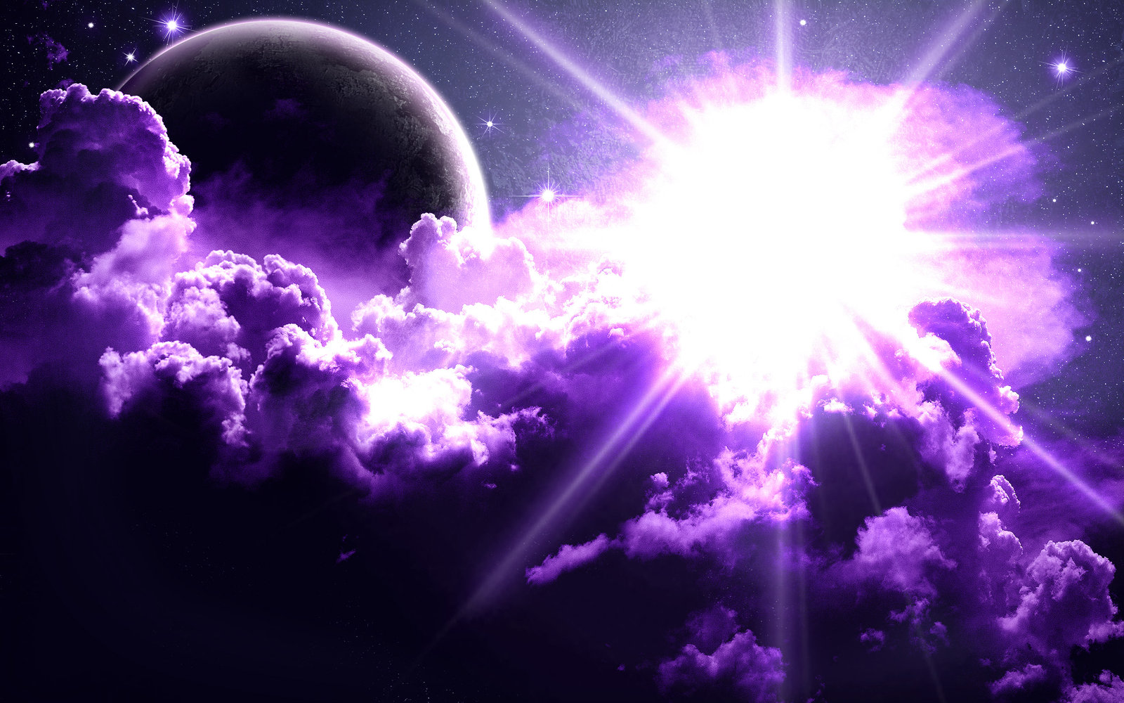 Purple Fantasy Background