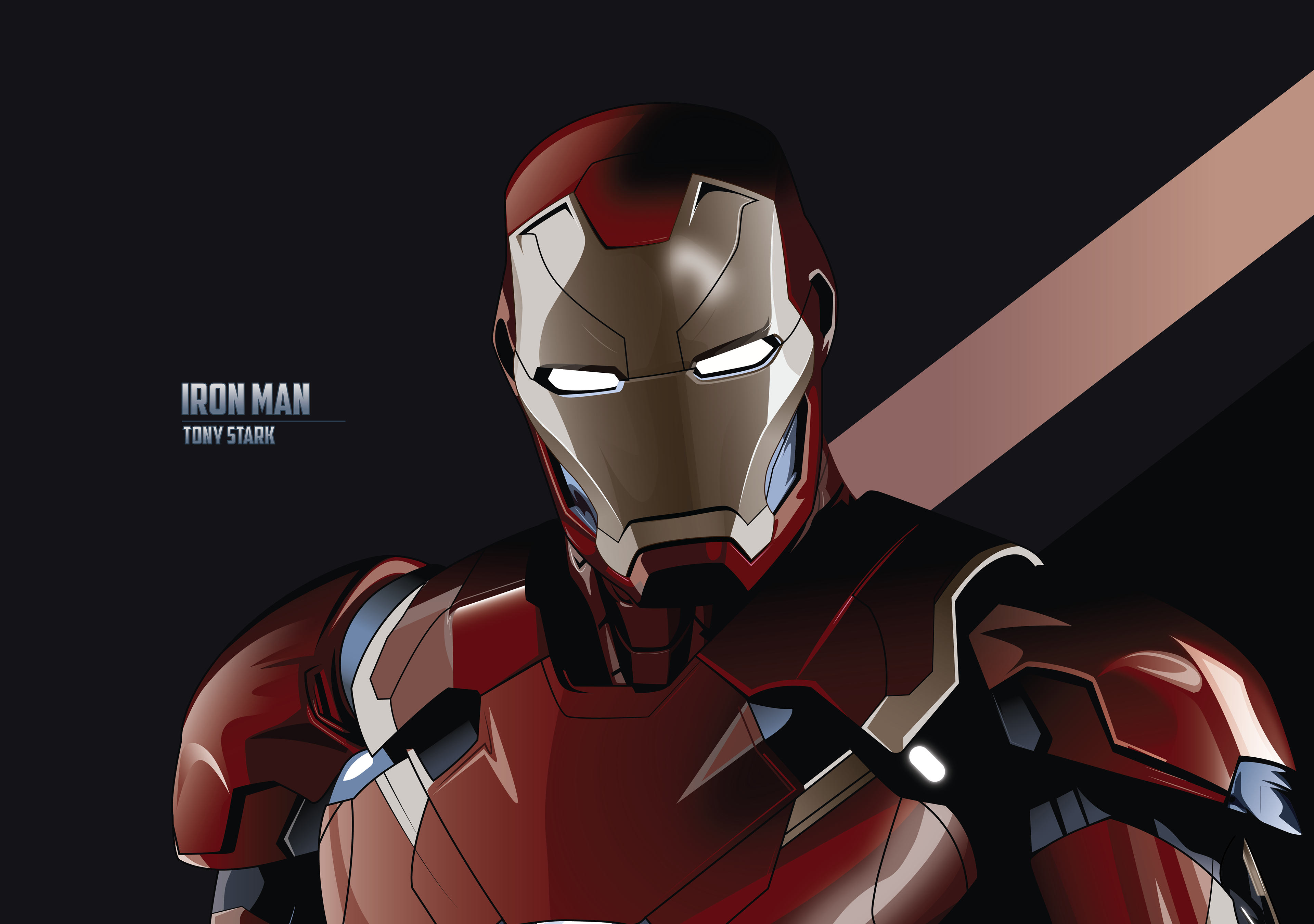 4K, Minimal, Iron Man, Tony Stark Gallery HD Wallpaper